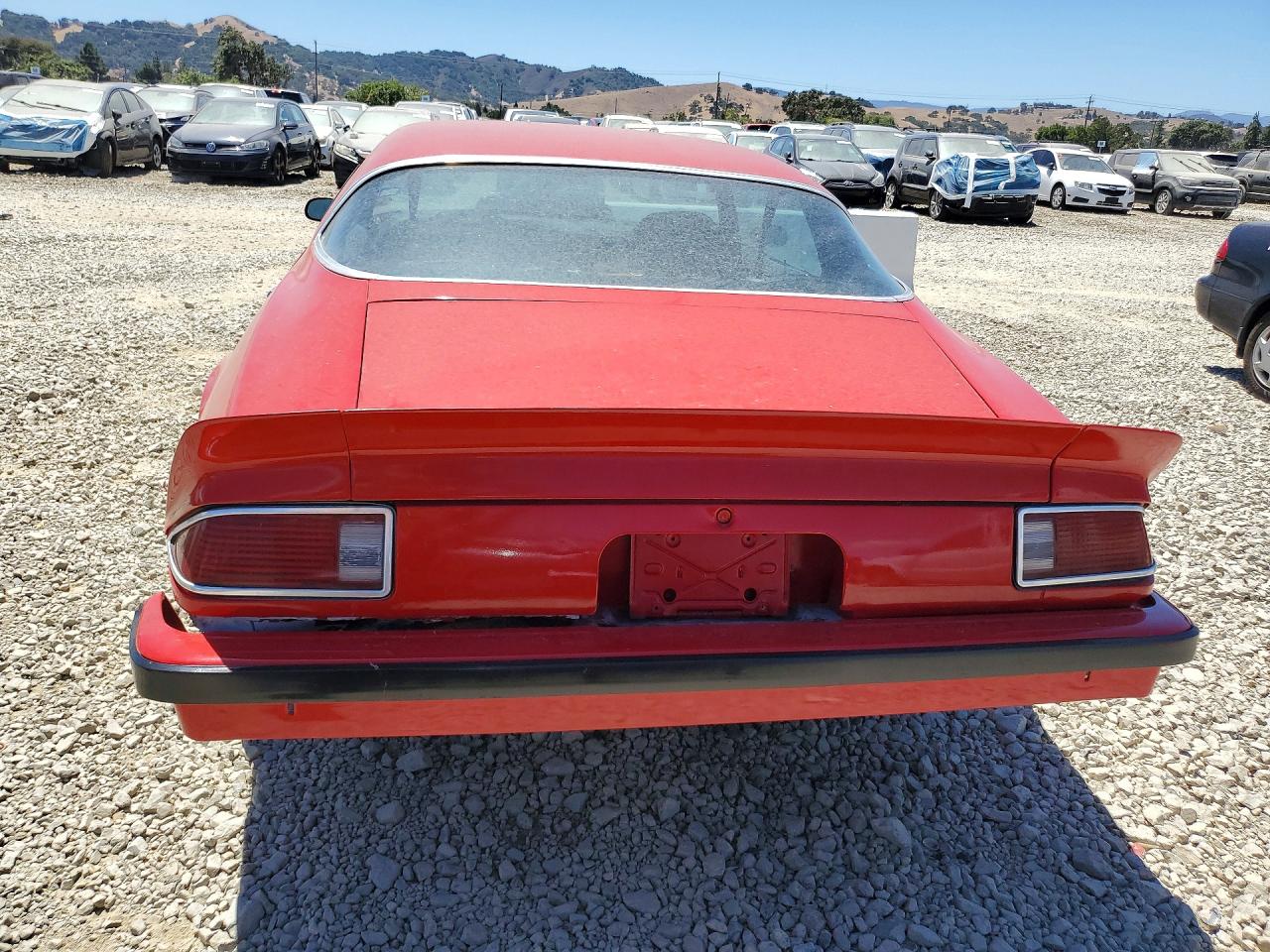 1976 Chevrolet Camaro Red vin: 1Q87L6N568934