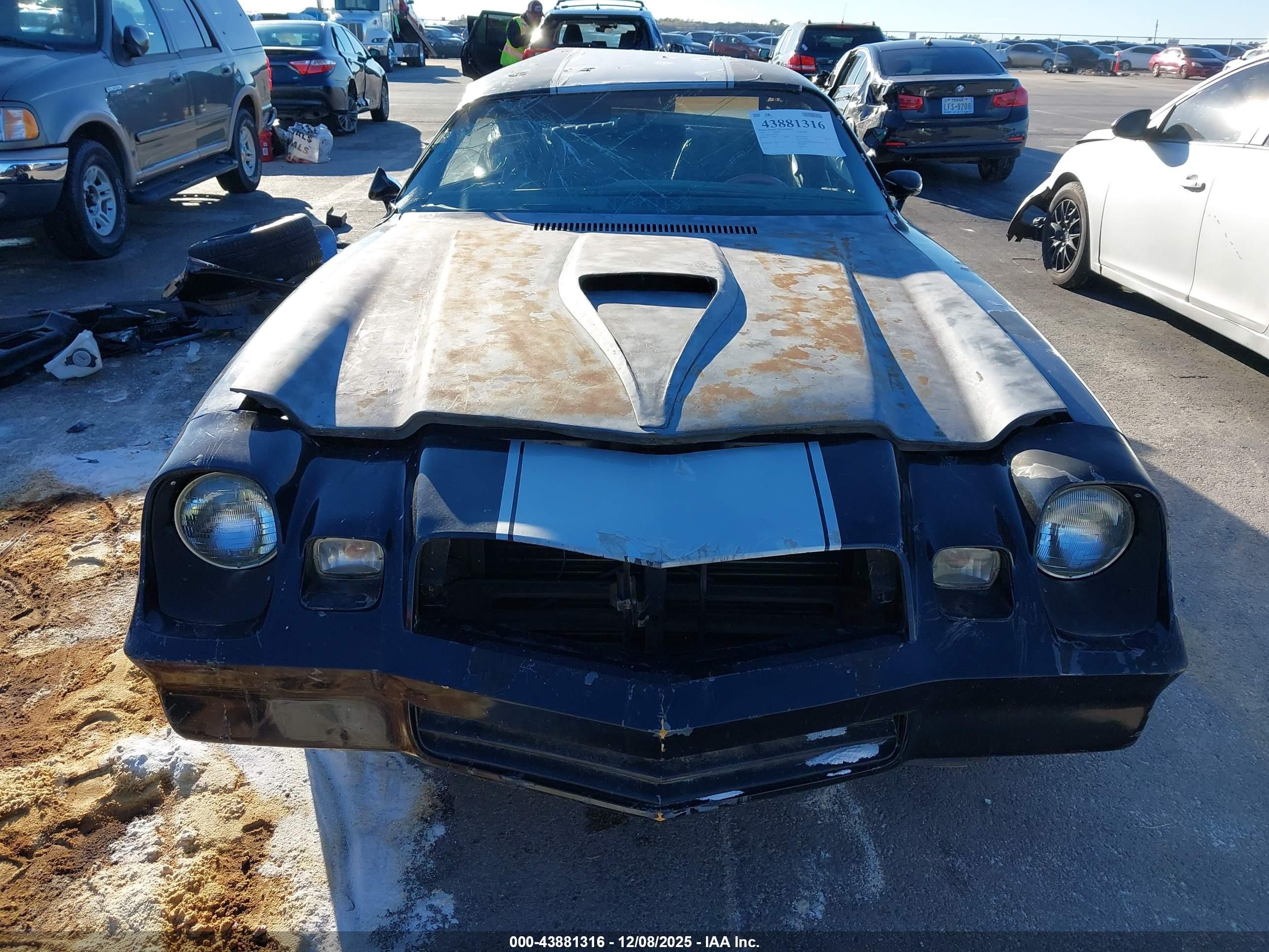 1979 Chev Camaro   Черный vin: 1Q87L91572984    