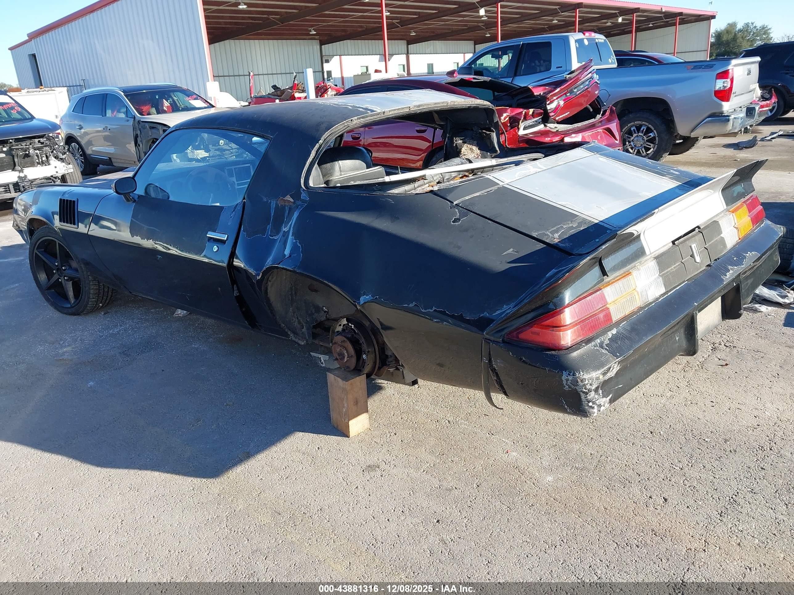 1979 Chev Camaro   Черный vin: 1Q87L91572984    