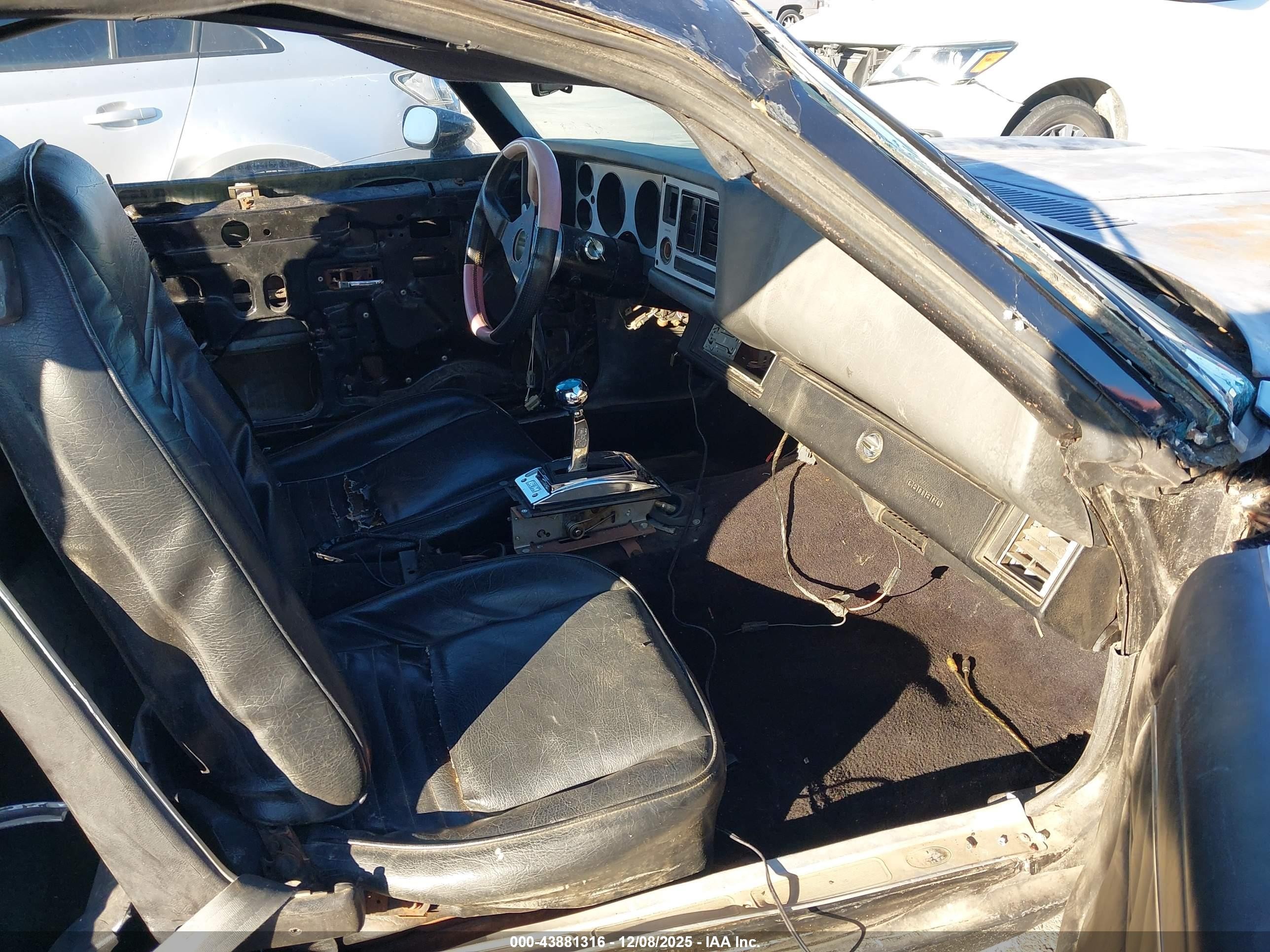 1979 Chev Camaro   Черный vin: 1Q87L91572984    