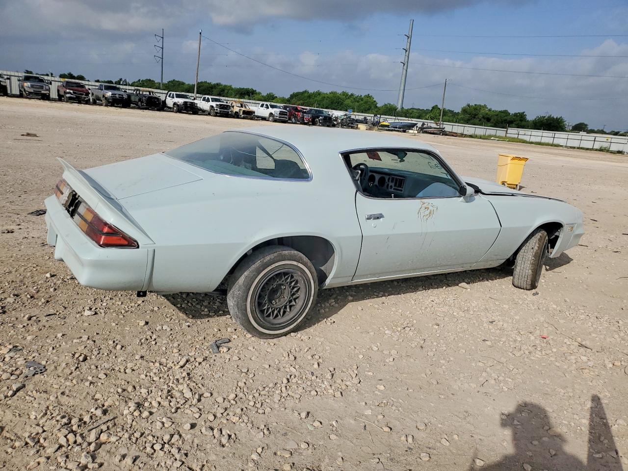 1979 Chevrolet Camaro Blue vin: 1S87G9L581988