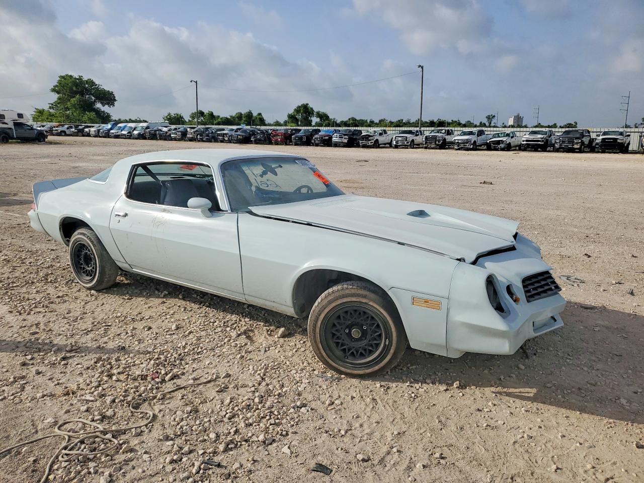 1979 Chevrolet Camaro Blue vin: 1S87G9L581988