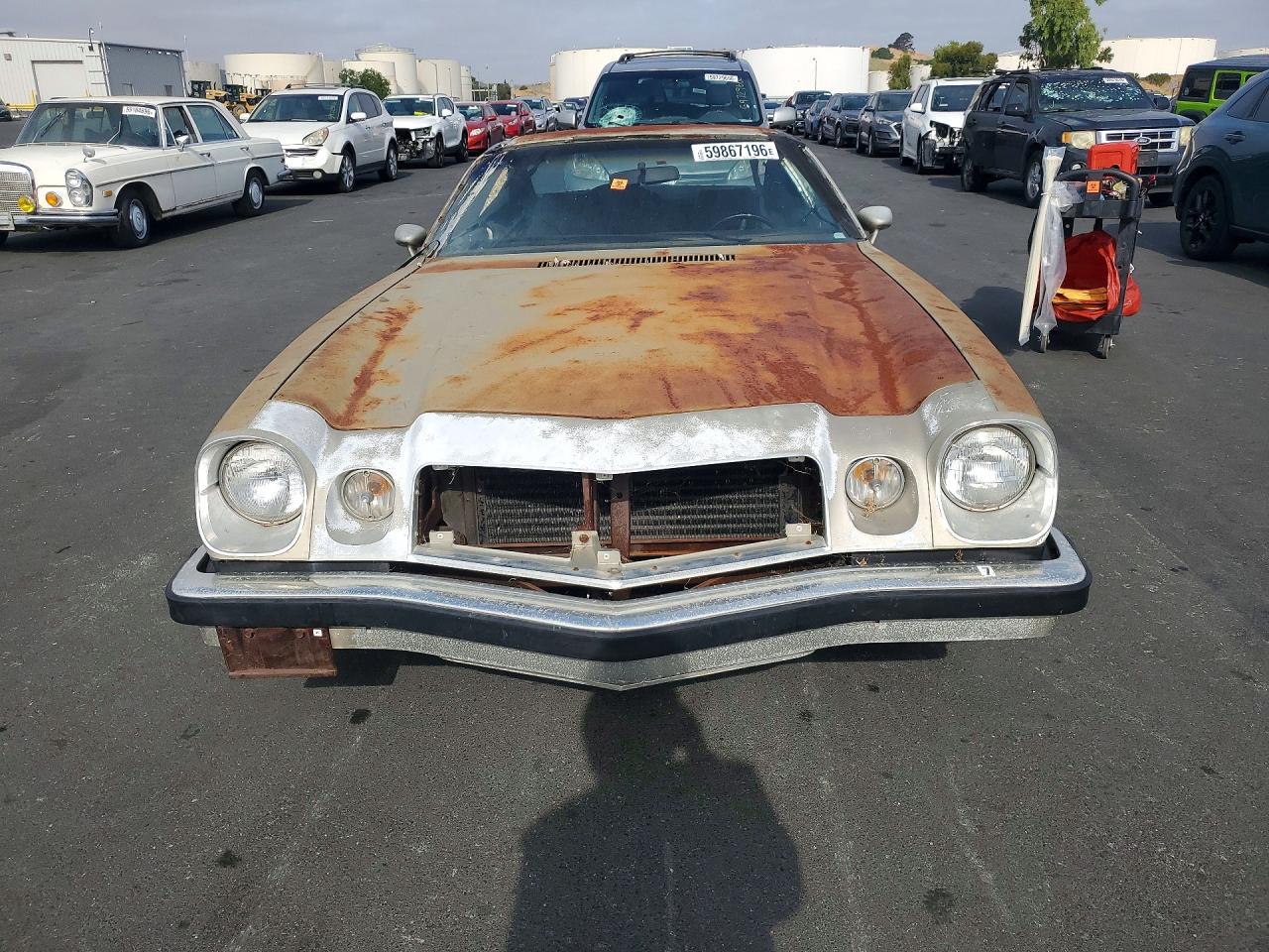 1974 Chevrolet Camaro Gray vin: 1S87L4N116355