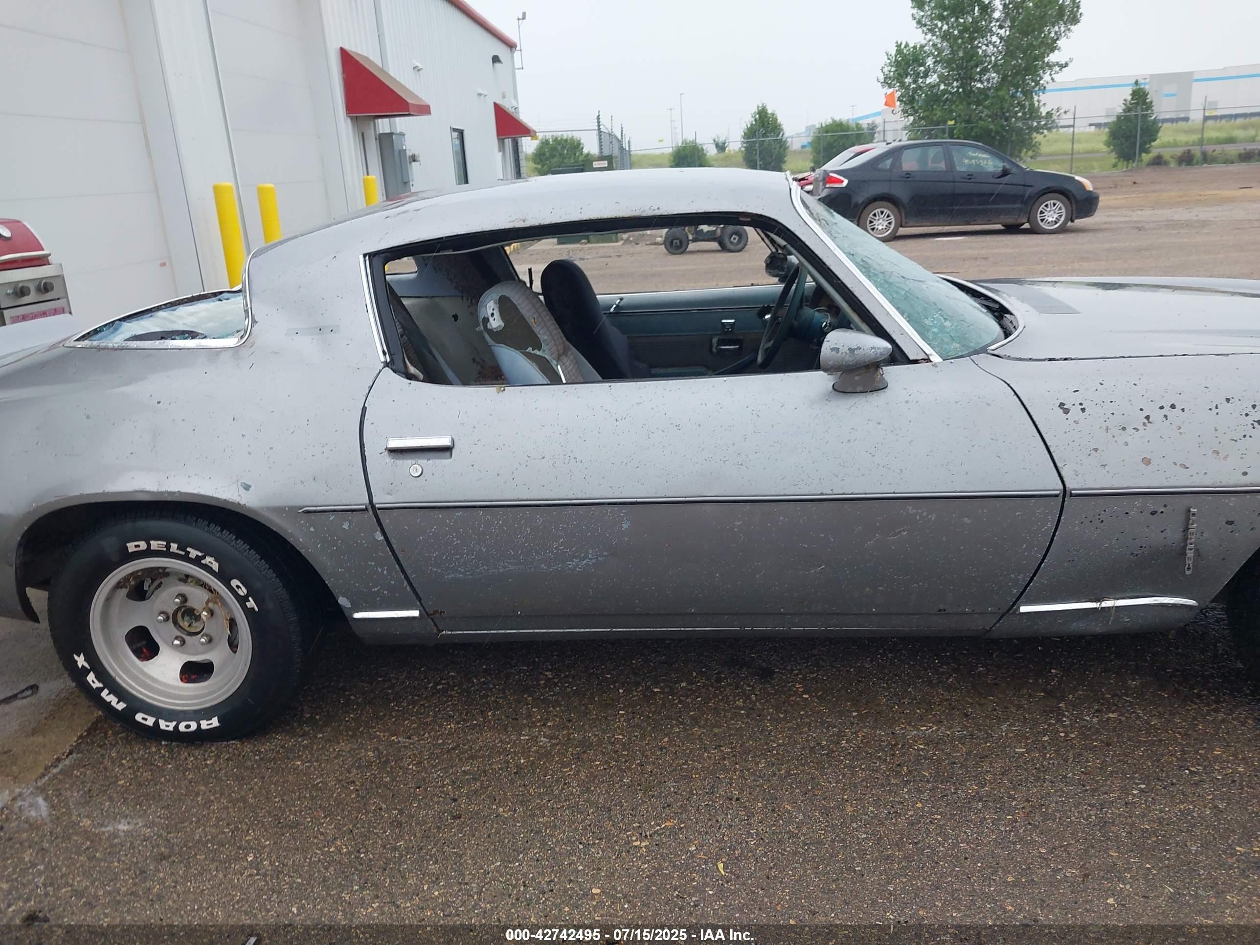 1977 Chev Camaro Lt   Серый vin: 1S87L7L502943    