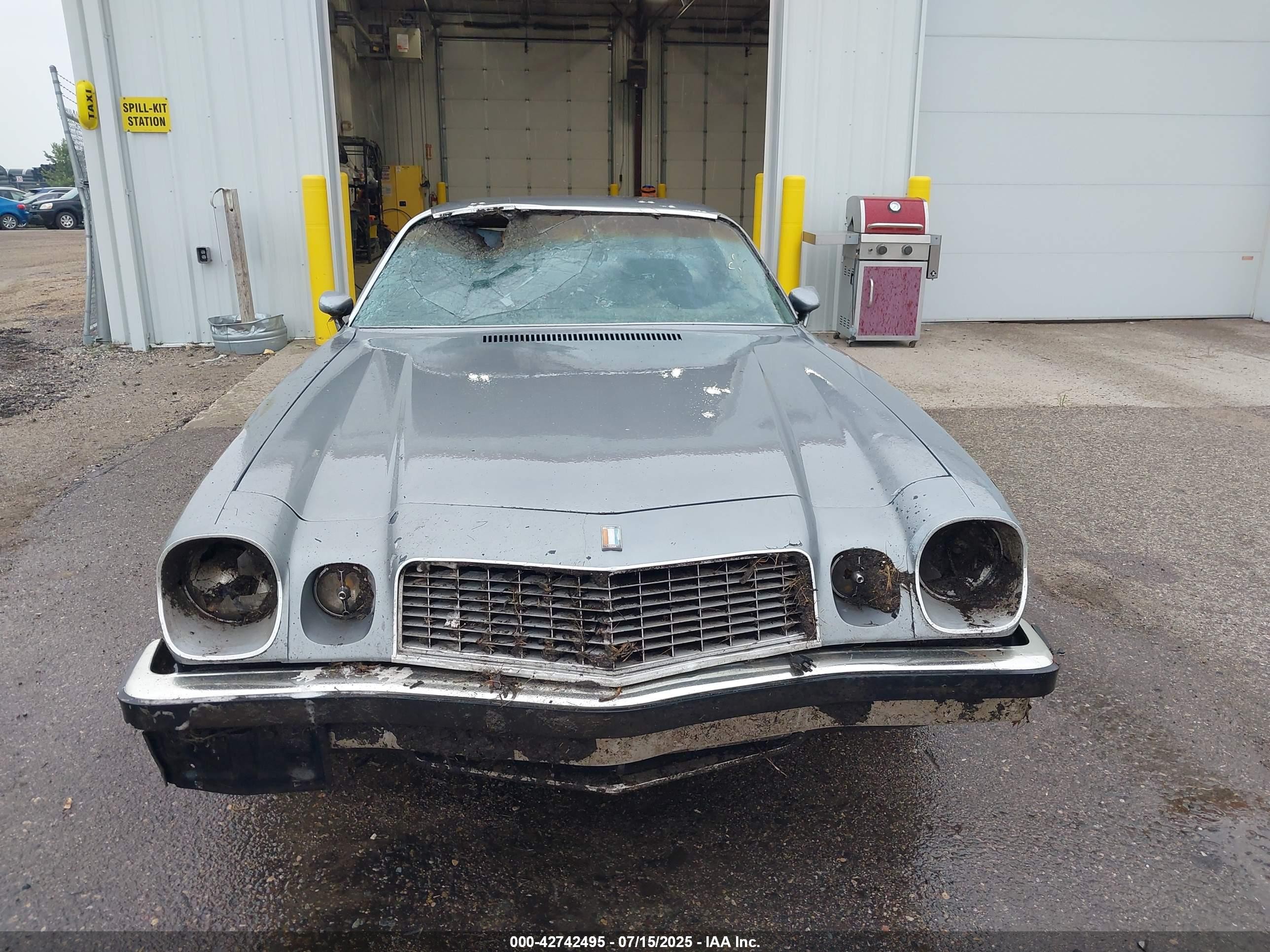1977 Chev Camaro Lt   Серый vin: 1S87L7L502943    