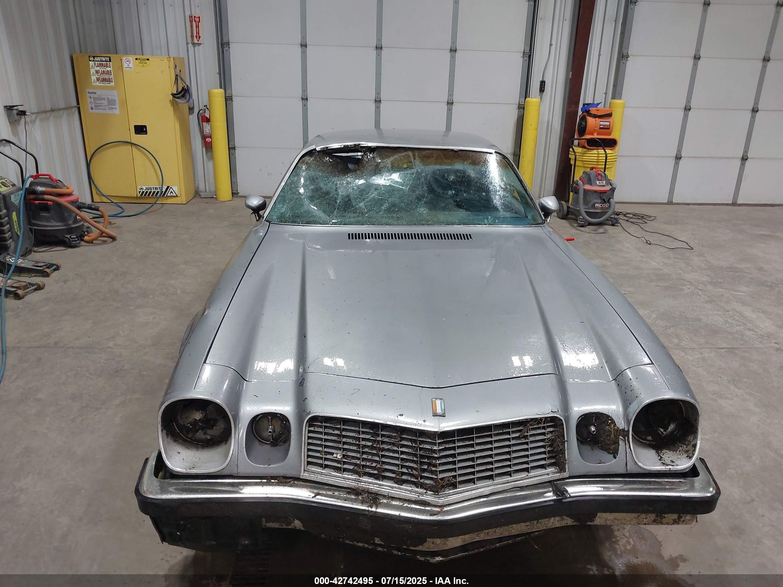 1977 Chev Camaro Lt   Серый vin: 1S87L7L502943    