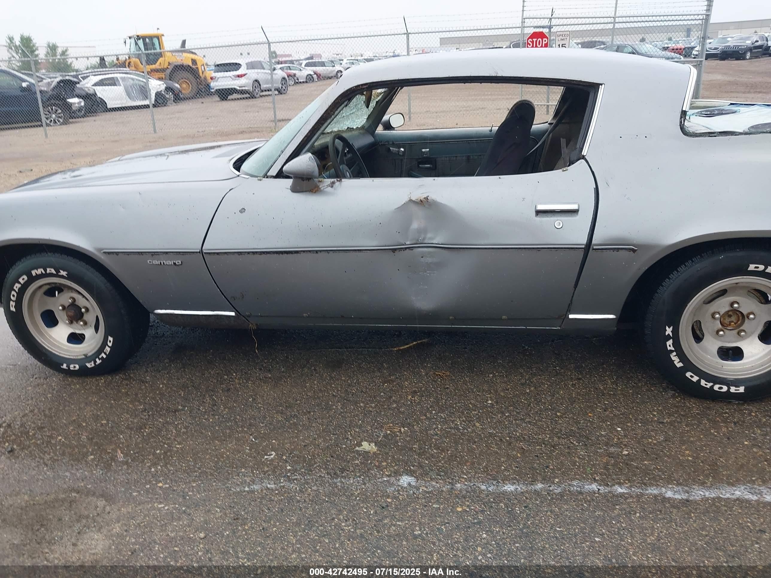 1977 Chev Camaro Lt   Серый vin: 1S87L7L502943    