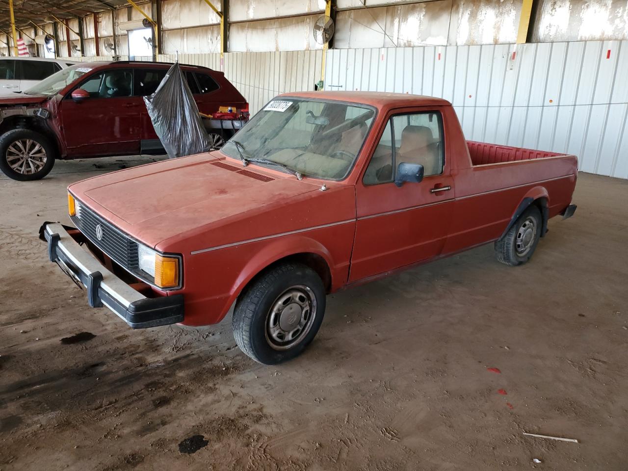 1982 Volkswagen Rabbit Truck Red vin: 1V1KG017XCV015664