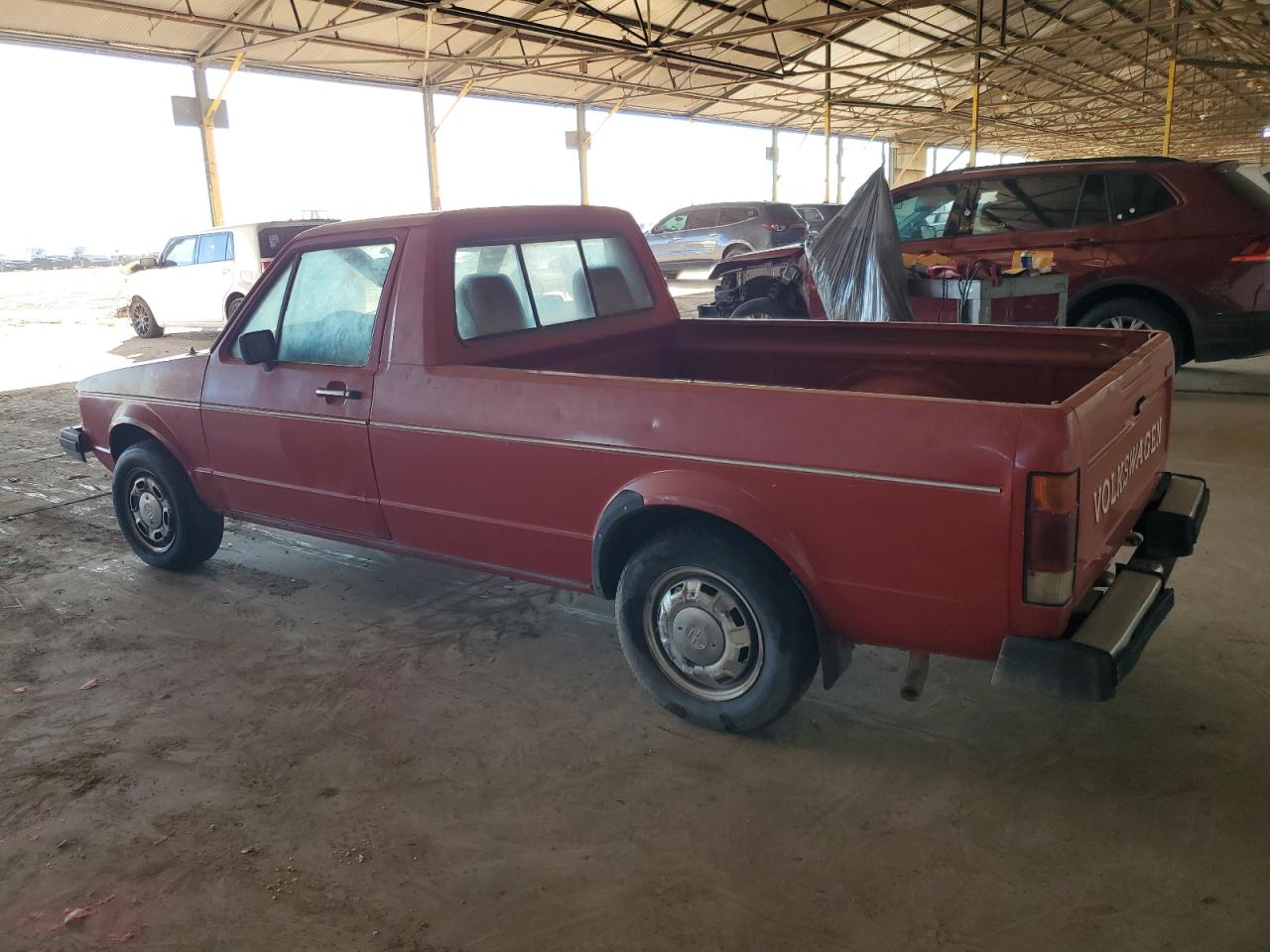 1982 Volkswagen Rabbit Truck Красный vin: 1V1KG017XCV015664