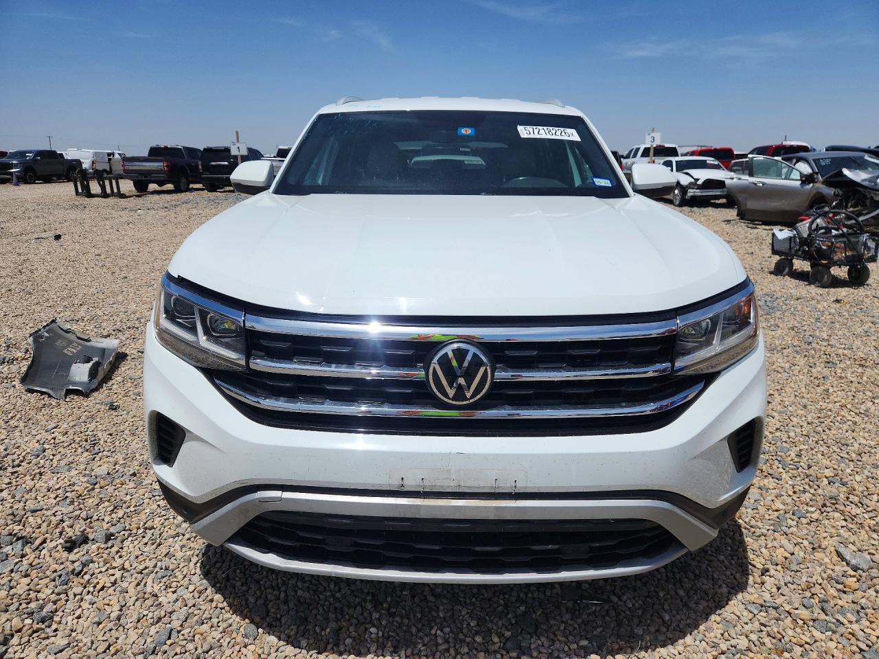 2020 Volkswagen Atlas Cross Sport Se White vin: 1V21E2CA3LC216741