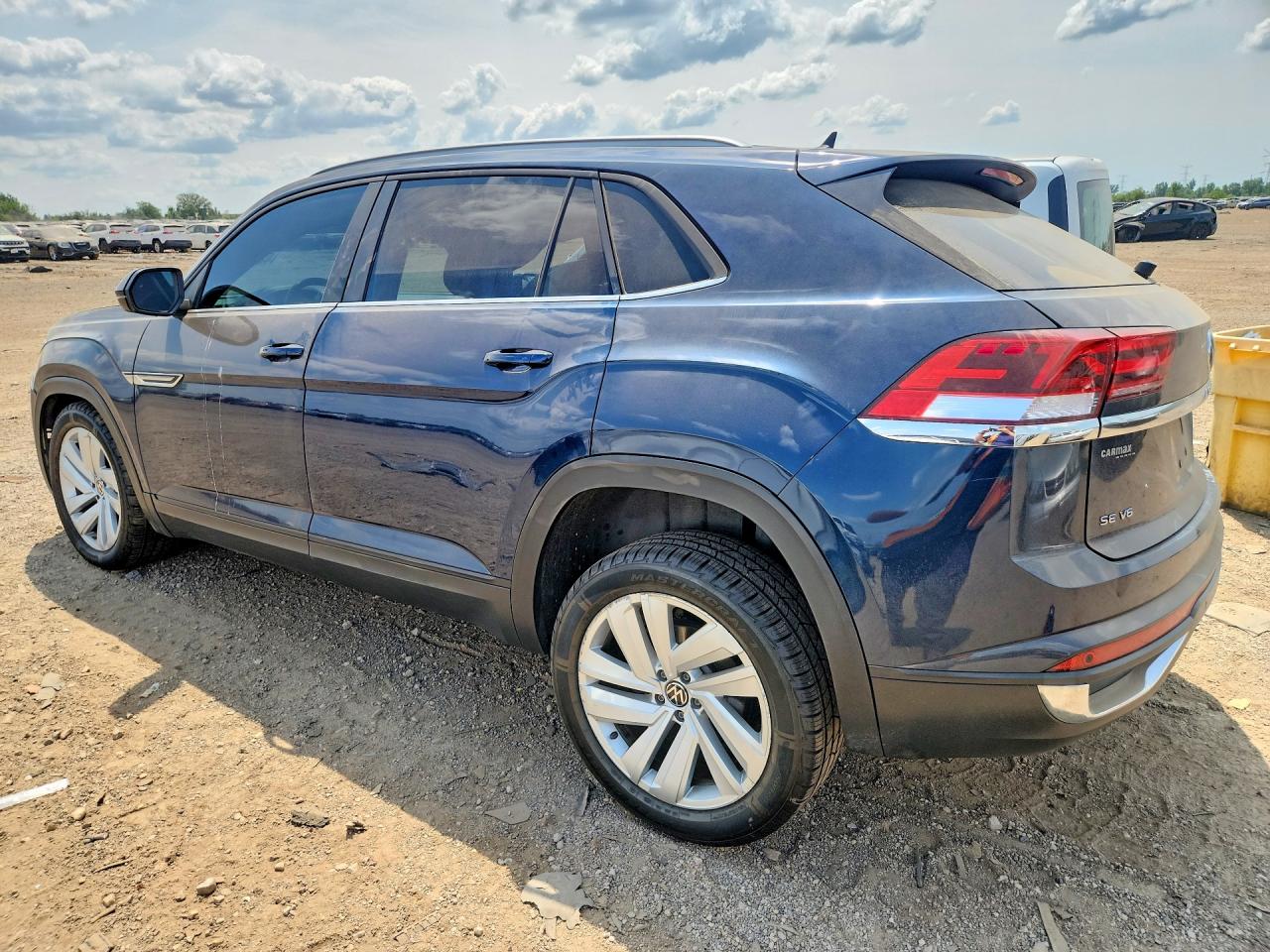 2020 Volkswagen Atlas Cross Sport Se Blue vin: 1V21E2CAXLC209690