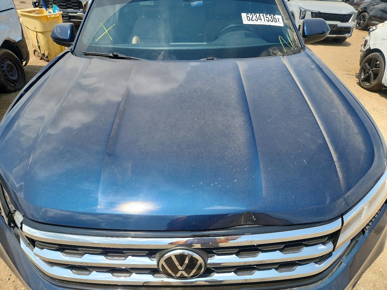 2020 Volkswagen Atlas Cross Sport Se Blue vin: 1V21E2CAXLC209690