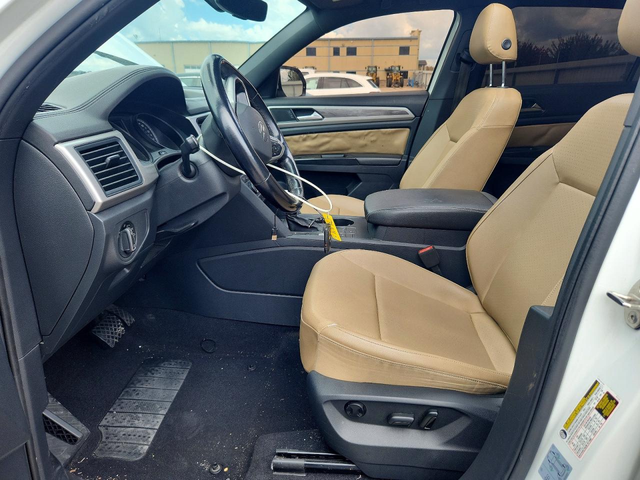 2020 Volkswagen Atlas Cross Sport Se White vin: 1V25E2CA9LC227700