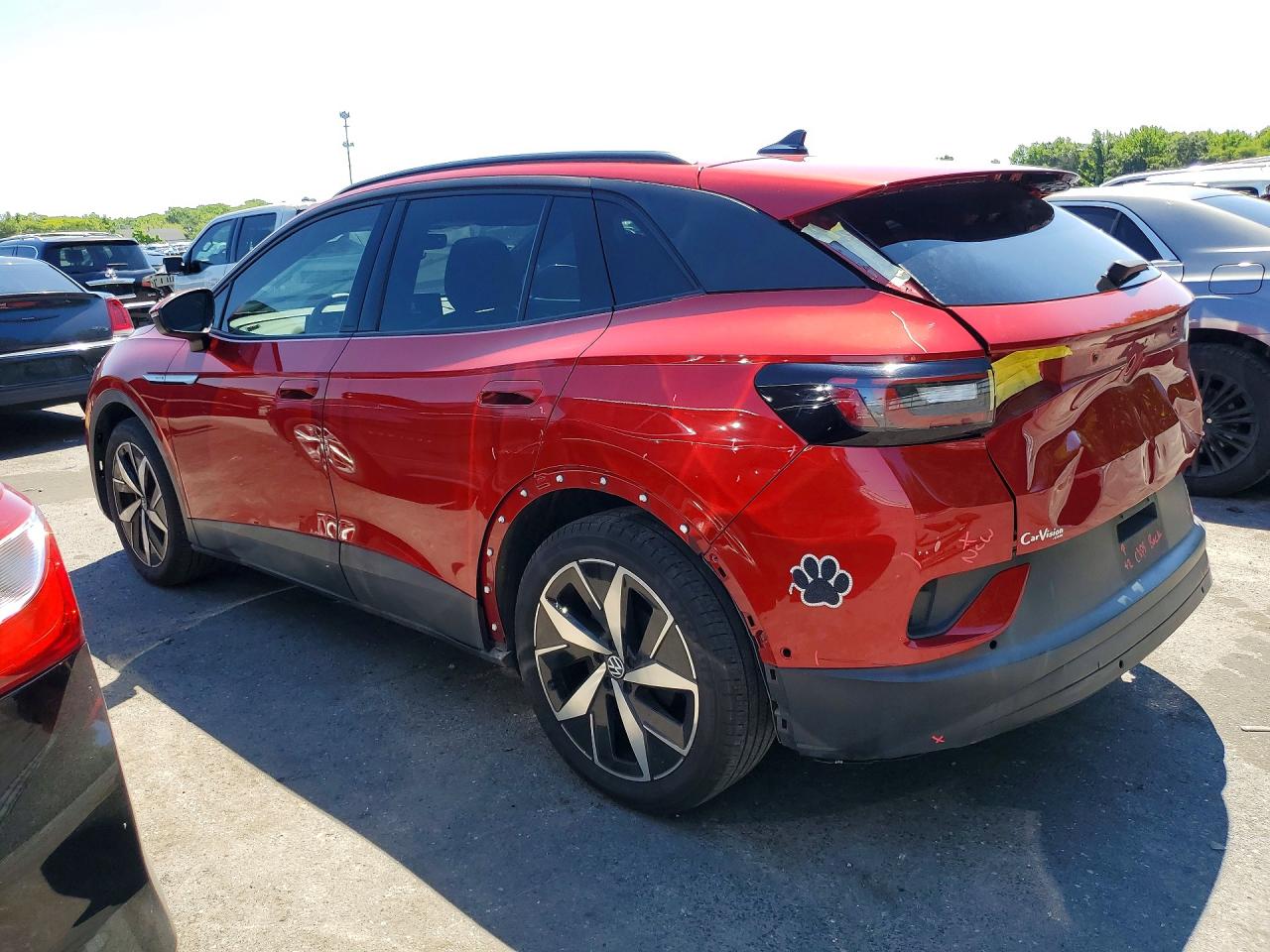 2023 Volkswagen Id.4 S Red vin: 1V25MPE8XPC024539