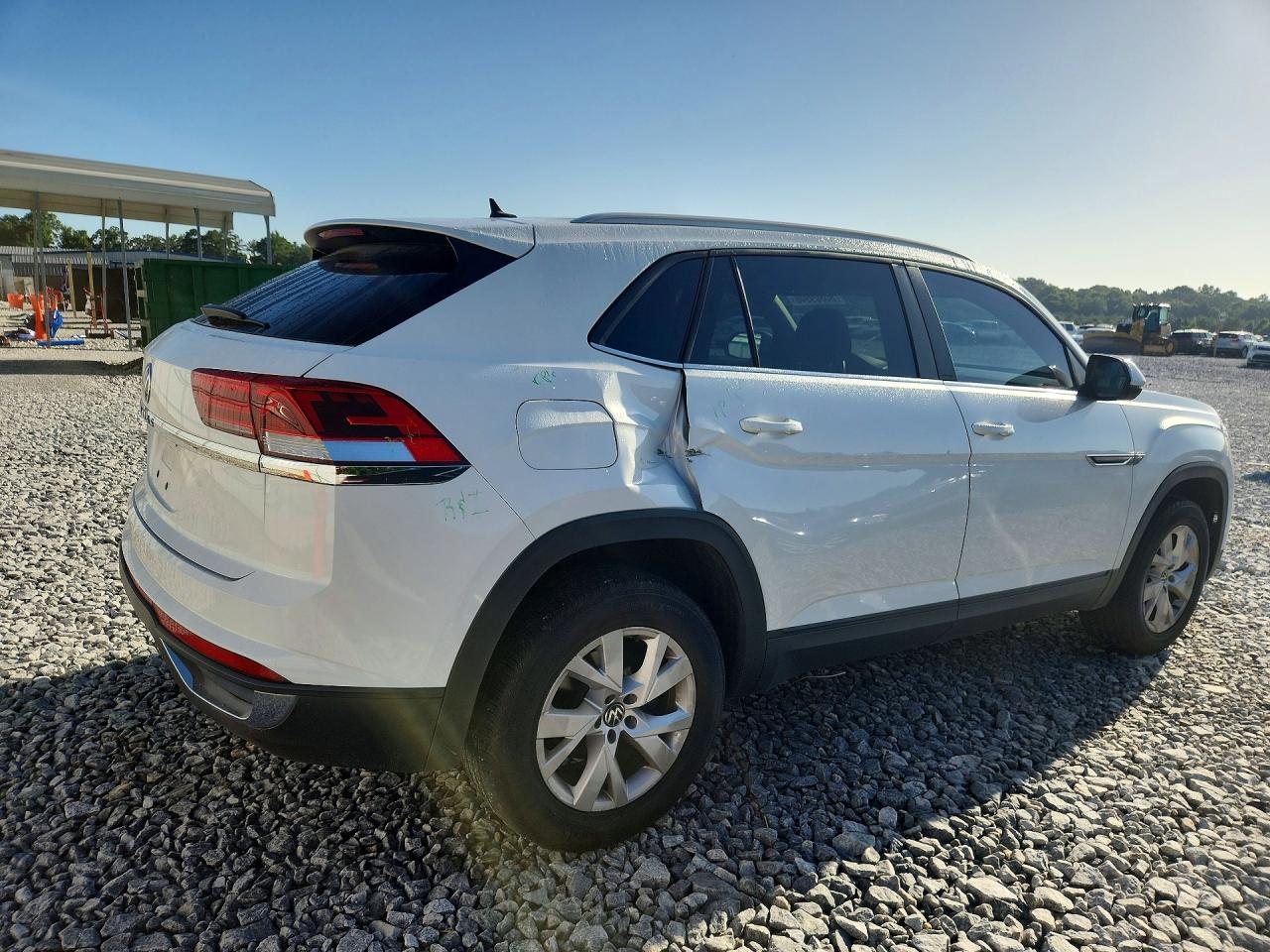2021 Volkswagen Atlas Cross Sport S White vin: 1V2AC2CA8MC200154