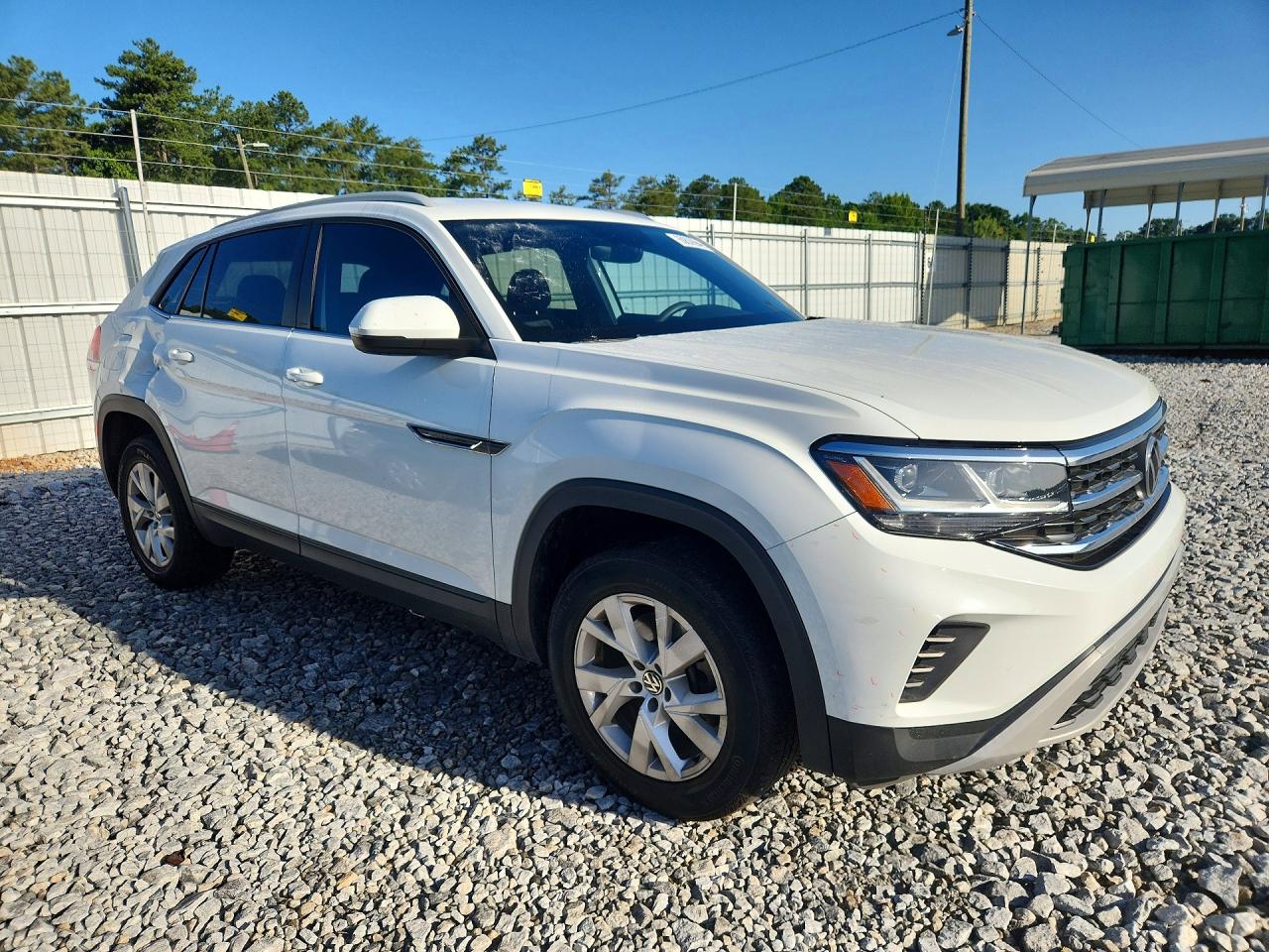 2021 Volkswagen Atlas Cross Sport S White vin: 1V2AC2CA8MC200154
