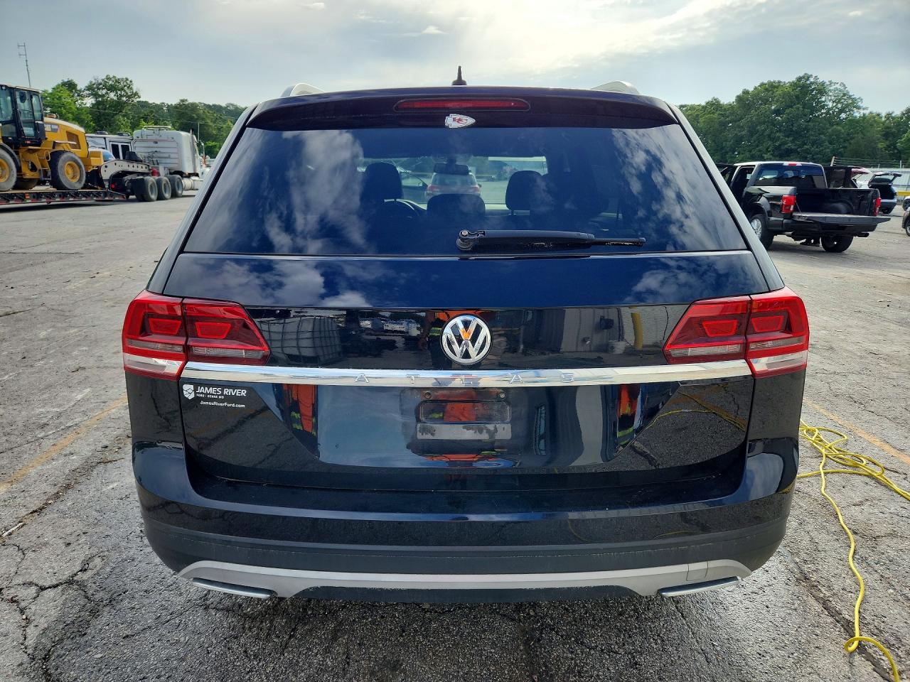 2019 Volkswagen Atlas S Черный vin: 1V2AP2CA4KC606918