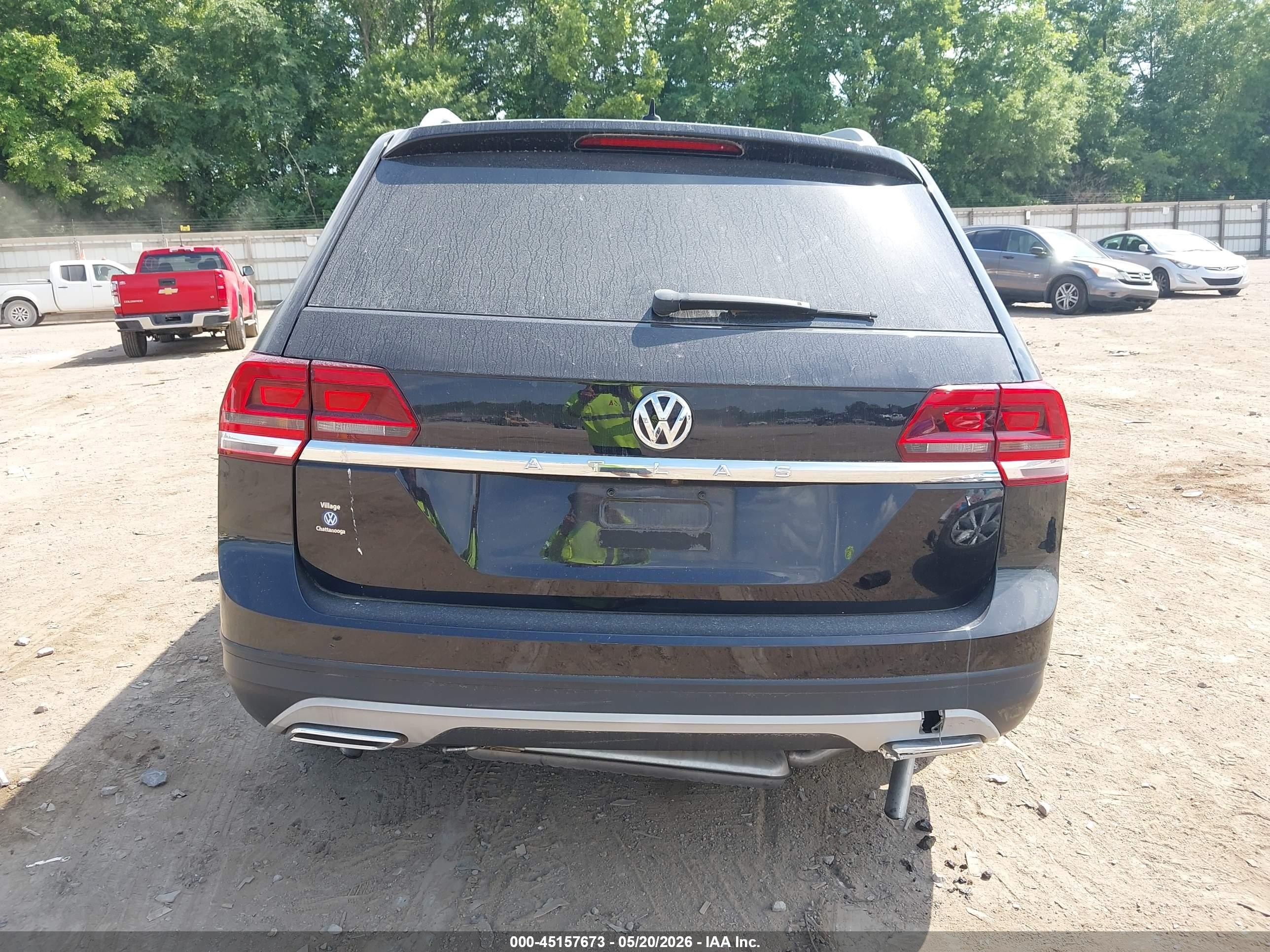2019 Volkswagen Atlas 2.0t S Черный vin: 1V2AP2CA8KC620675