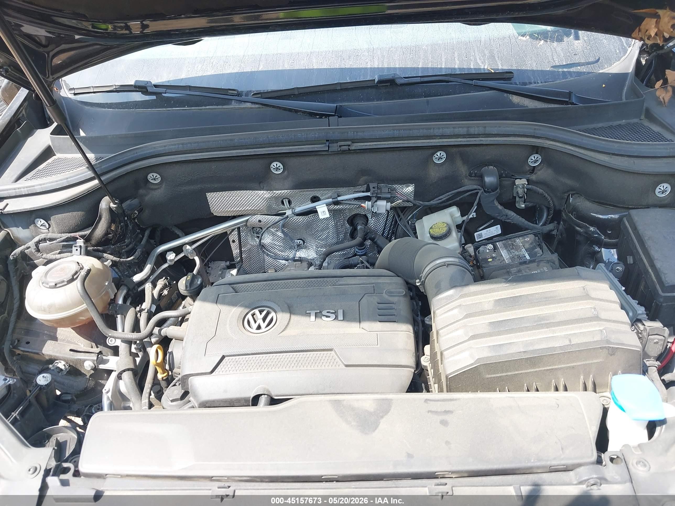 2019 Volkswagen Atlas 2.0t S Черный vin: 1V2AP2CA8KC620675