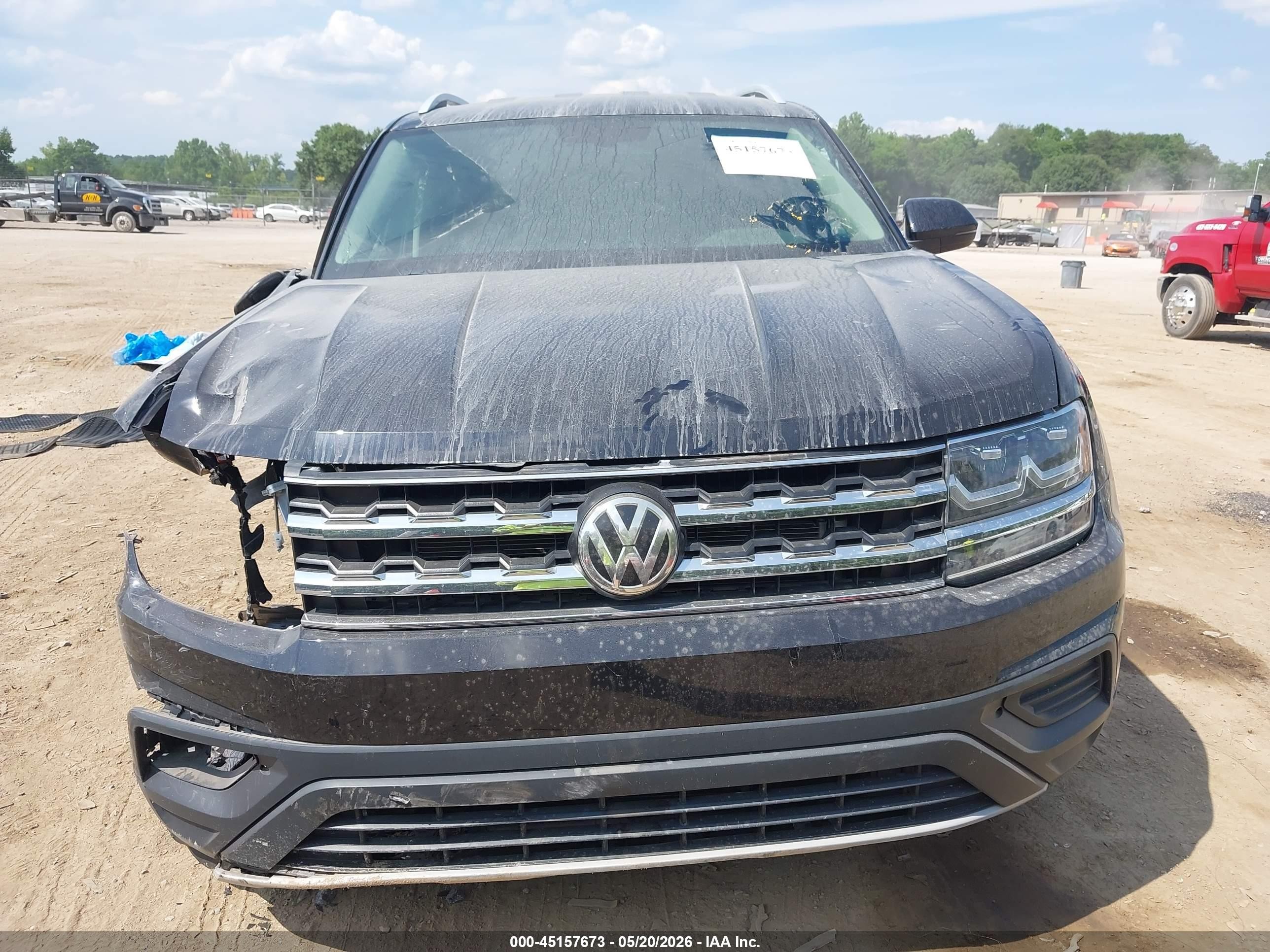 2019 Volkswagen Atlas 2.0t S Черный vin: 1V2AP2CA8KC620675