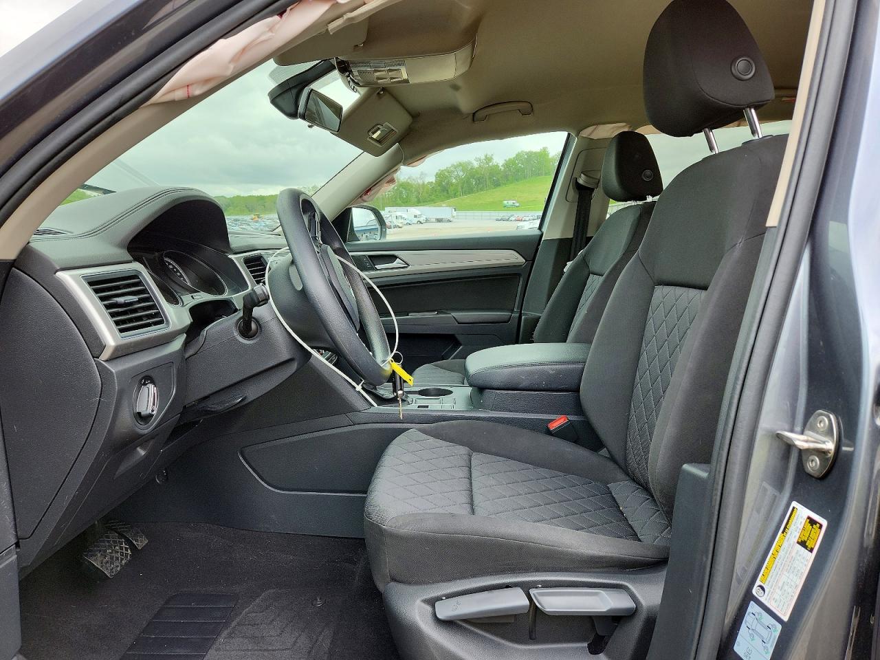 2019 Volkswagen Atlas S Gray vin: 1V2AP2CAXKC555215