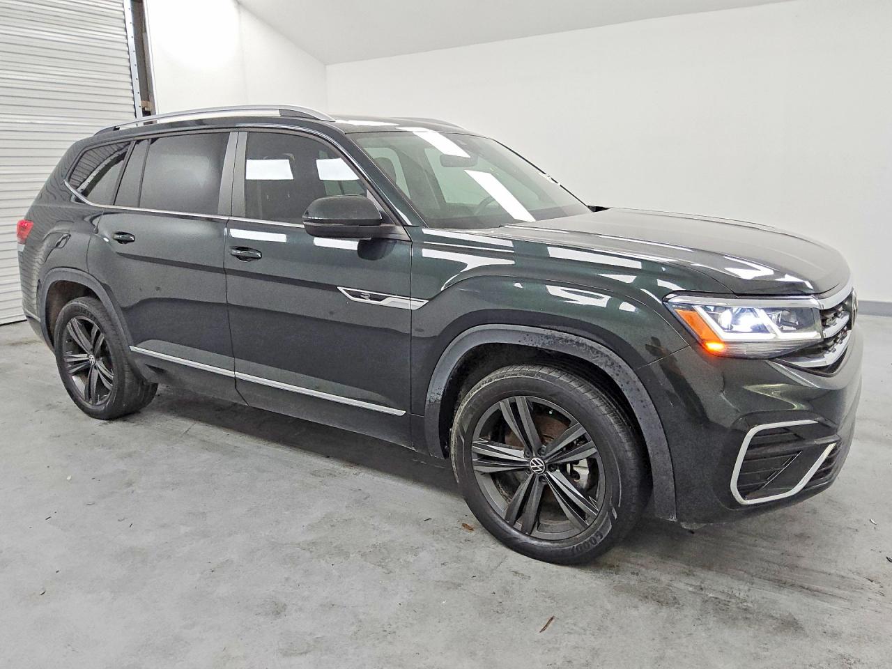 2022 Volkswagen Atlas Sel R-line Green vin: 1V2AR2CA8NC514970