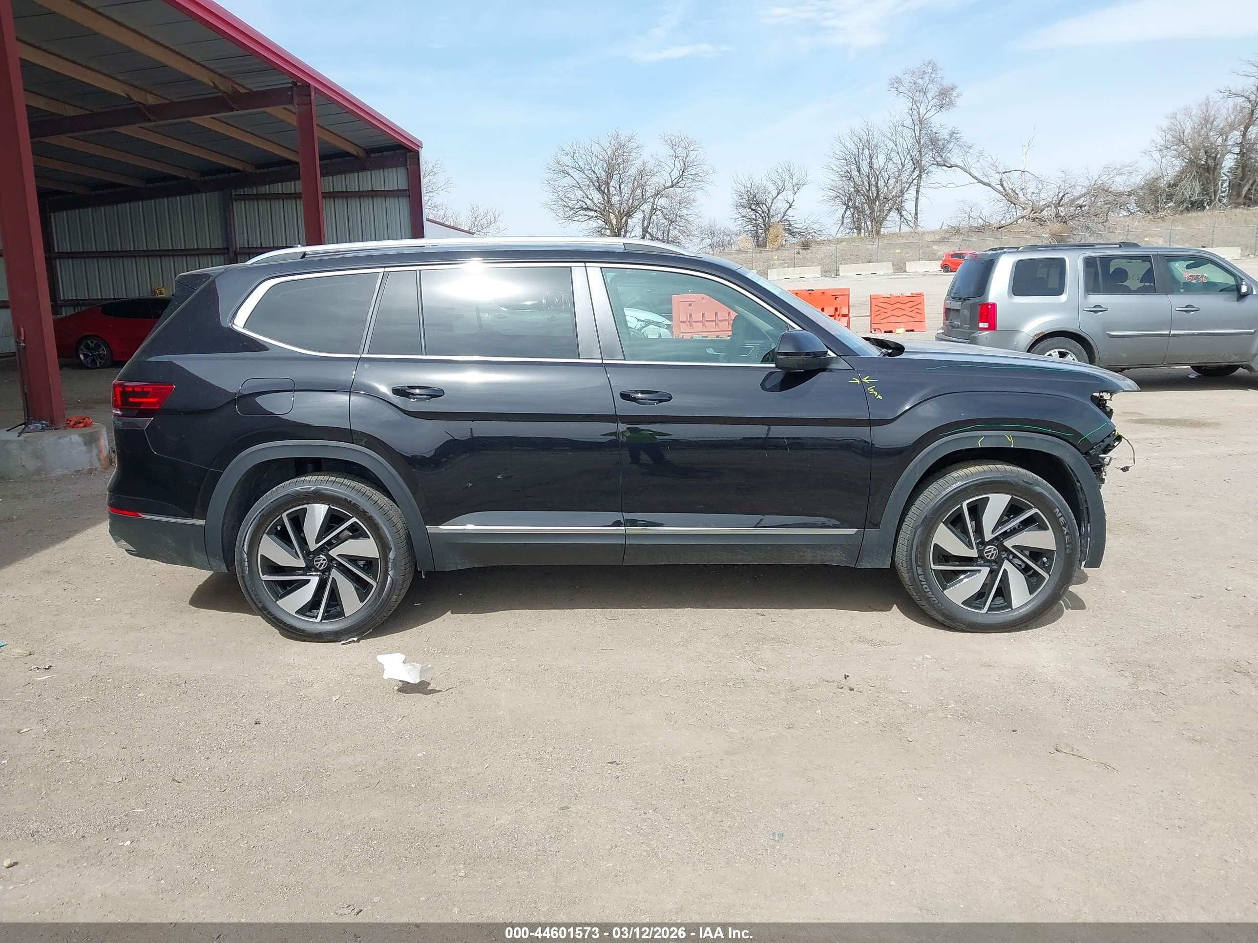 2026 Volkswagen Atlas Sel Black vin: 1V2BN2CA6TC533918