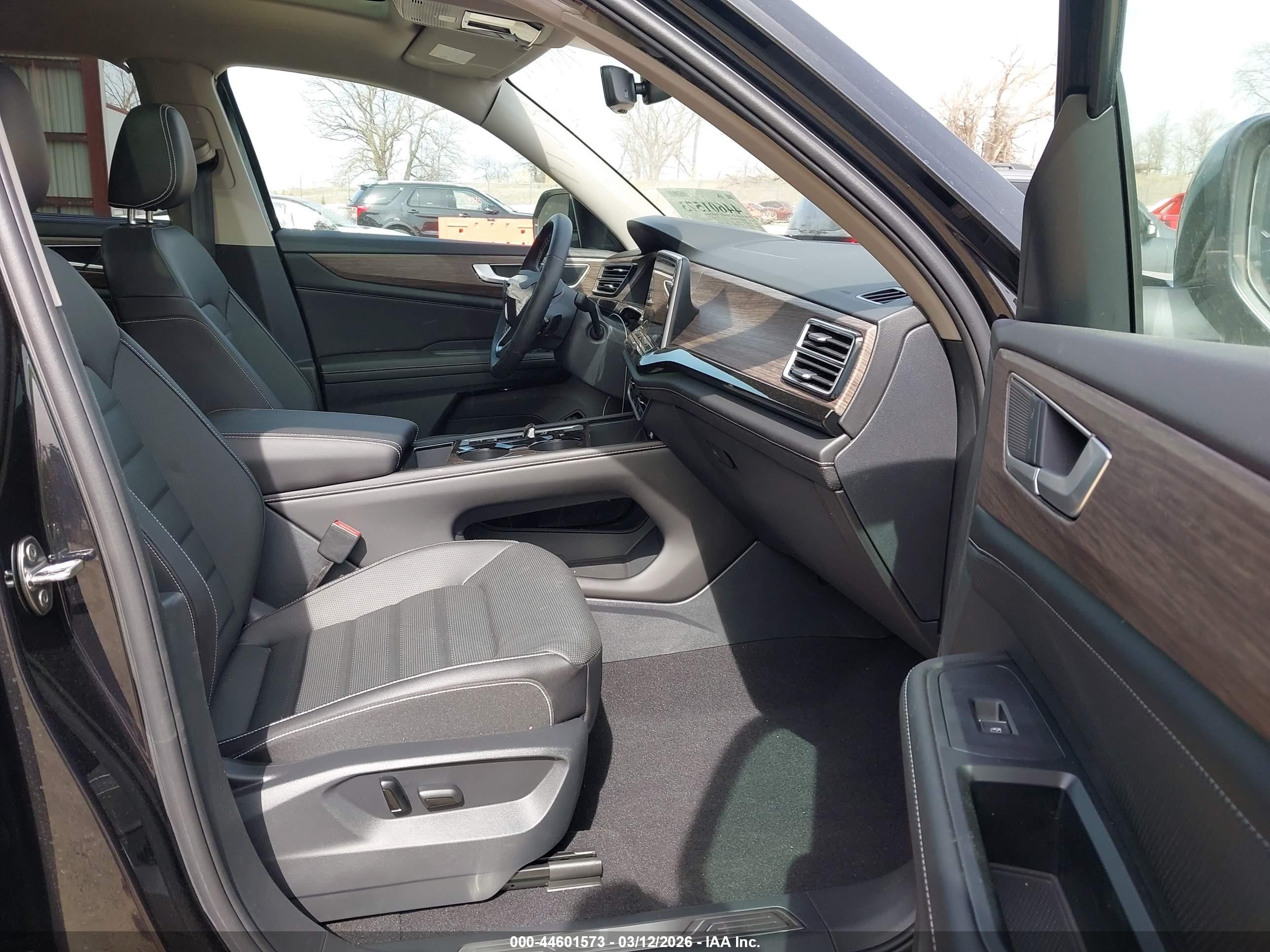2026 Volkswagen Atlas Sel Black vin: 1V2BN2CA6TC533918