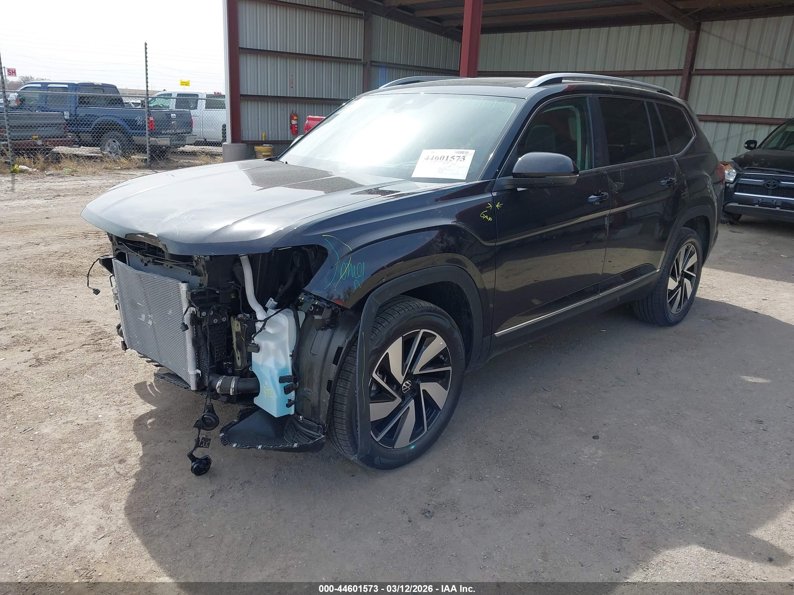 2026 Volkswagen Atlas Sel Black vin: 1V2BN2CA6TC533918