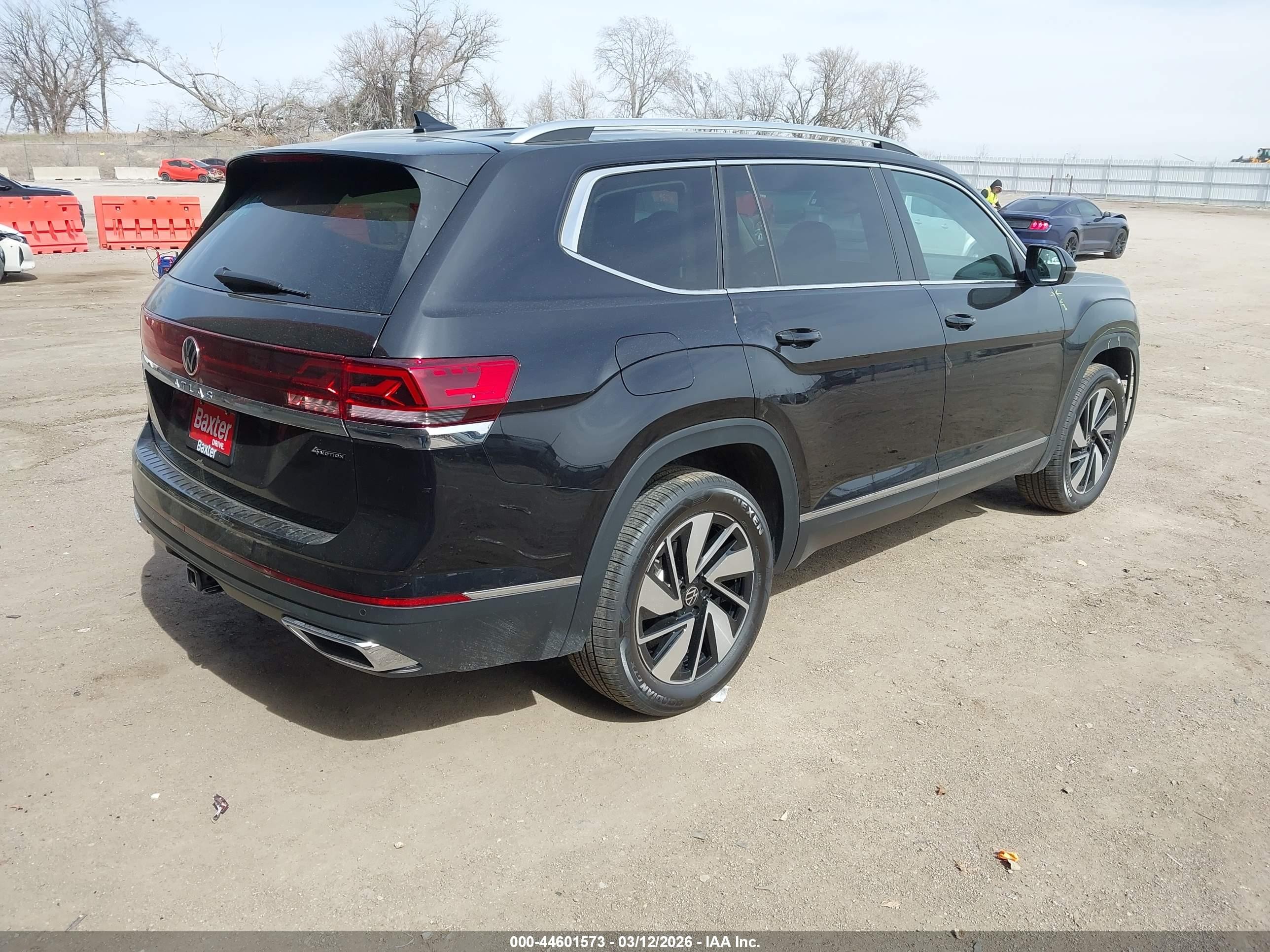 2026 Volkswagen Atlas Sel Black vin: 1V2BN2CA6TC533918