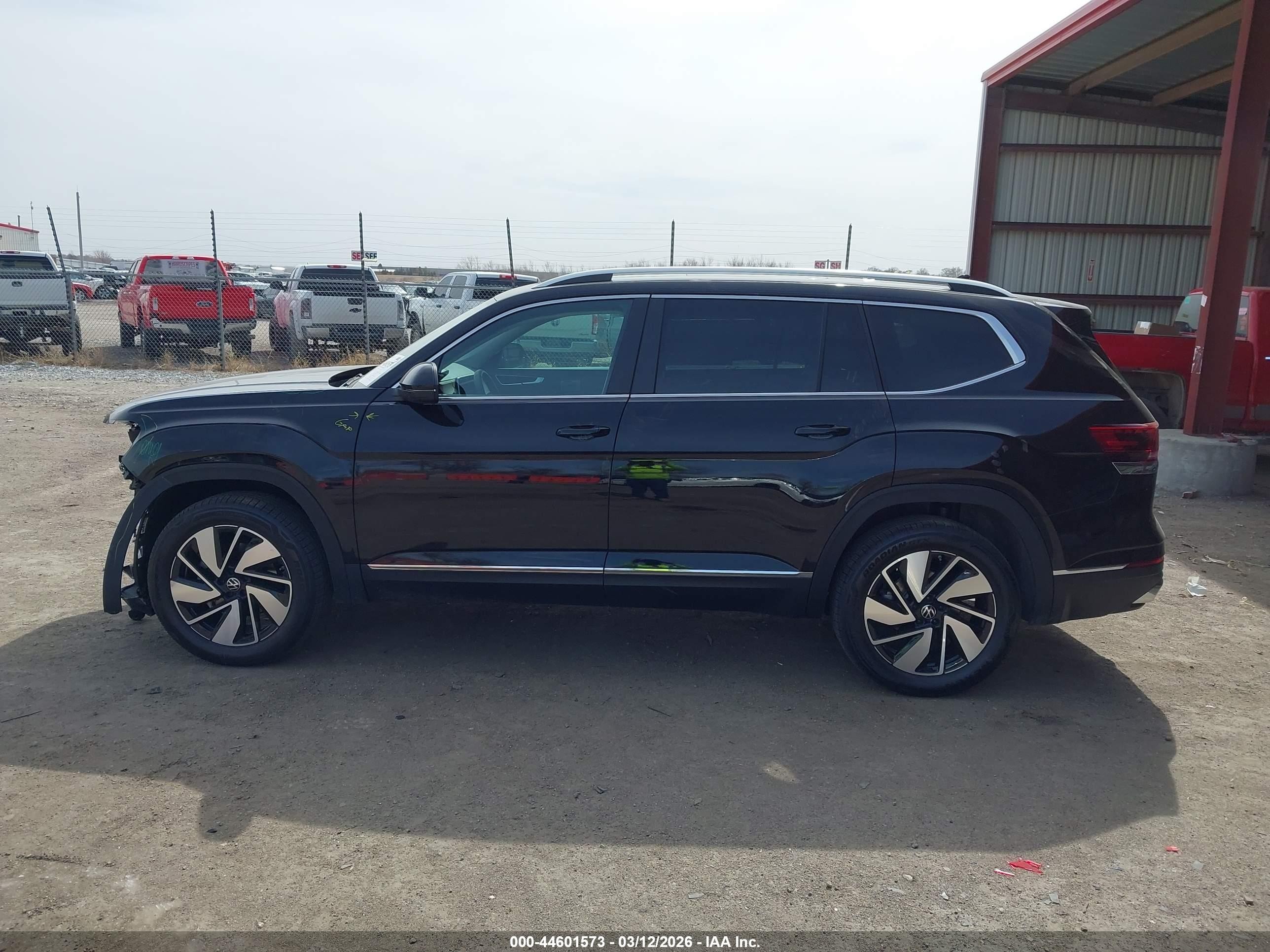 2026 Volkswagen Atlas Sel Black vin: 1V2BN2CA6TC533918