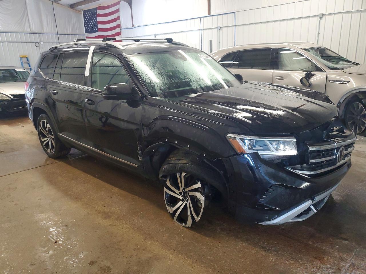 2022 Volkswagen Atlas Sel Black vin: 1V2BR2CA4NC560638