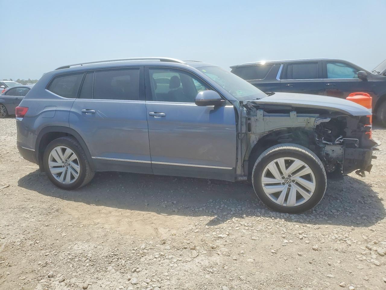 2021 Volkswagen Atlas Sel Silver vin: 1V2BR2CA7MC554931