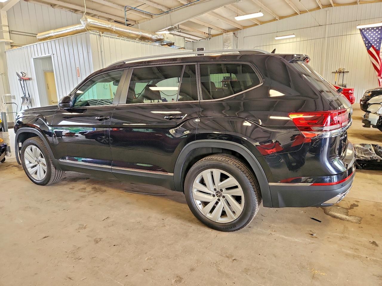2021 Volkswagen Atlas Sel Black vin: 1V2BR2CA9MC502846