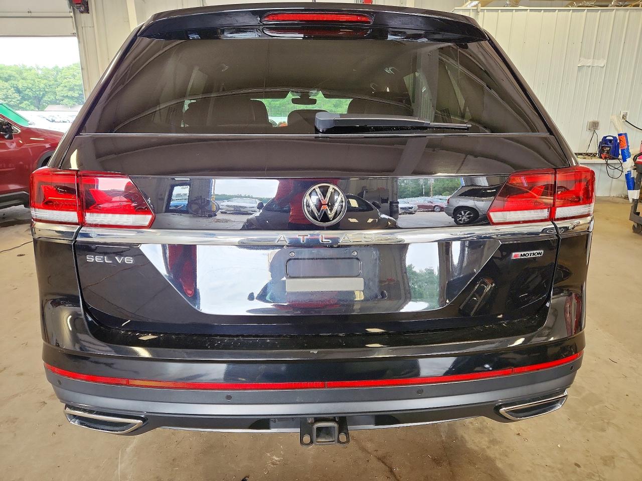 2021 Volkswagen Atlas Sel Black vin: 1V2BR2CA9MC502846