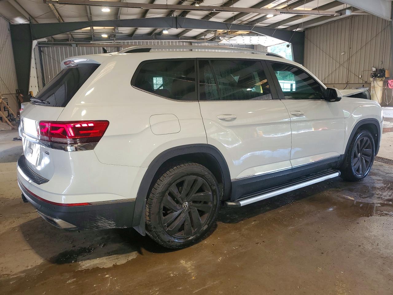 2021 Volkswagen Atlas Sel White vin: 1V2BR2CA9MC522076