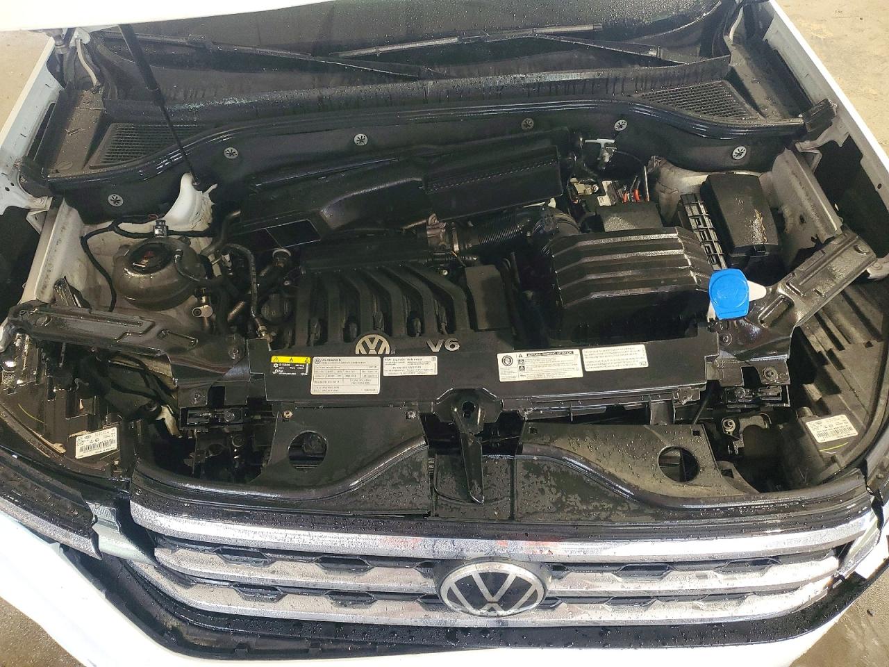 2021 Volkswagen Atlas Sel White vin: 1V2BR2CA9MC522076