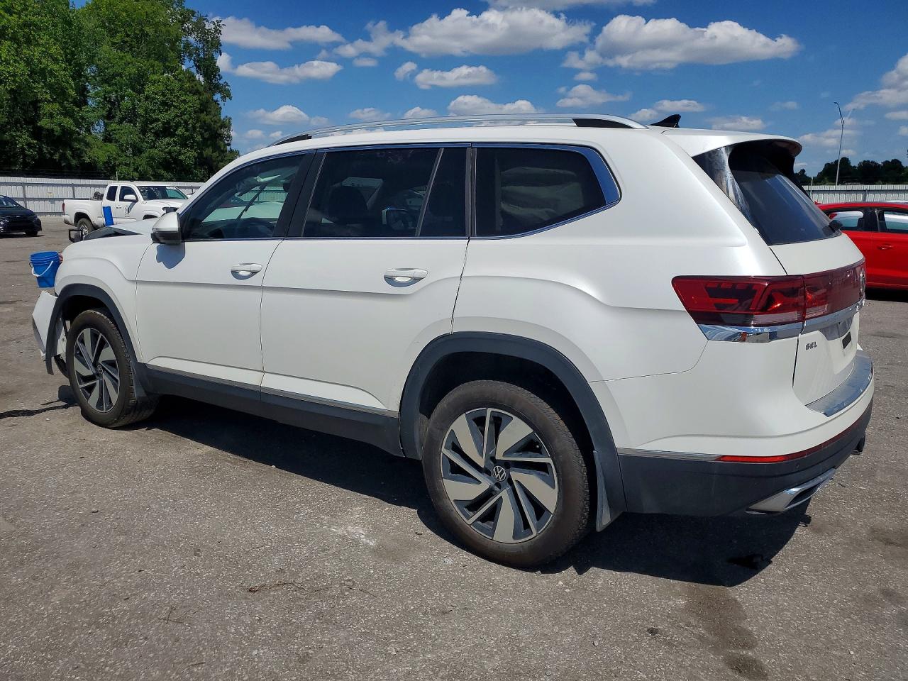 2024 Volkswagen Atlas Sel White vin: 1V2BR2CA9RC574637