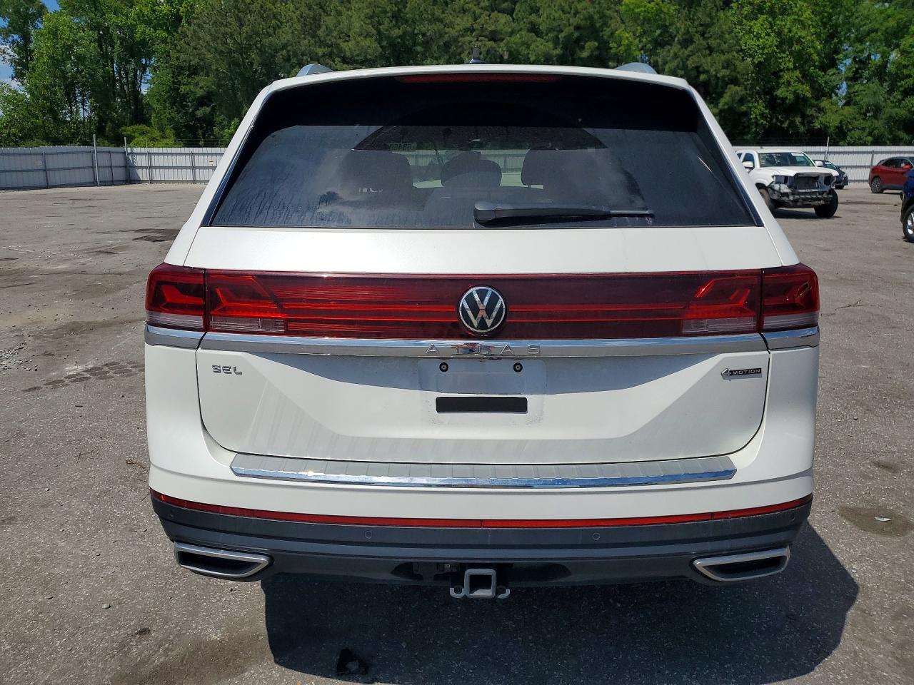 2024 Volkswagen Atlas Sel White vin: 1V2BR2CA9RC574637