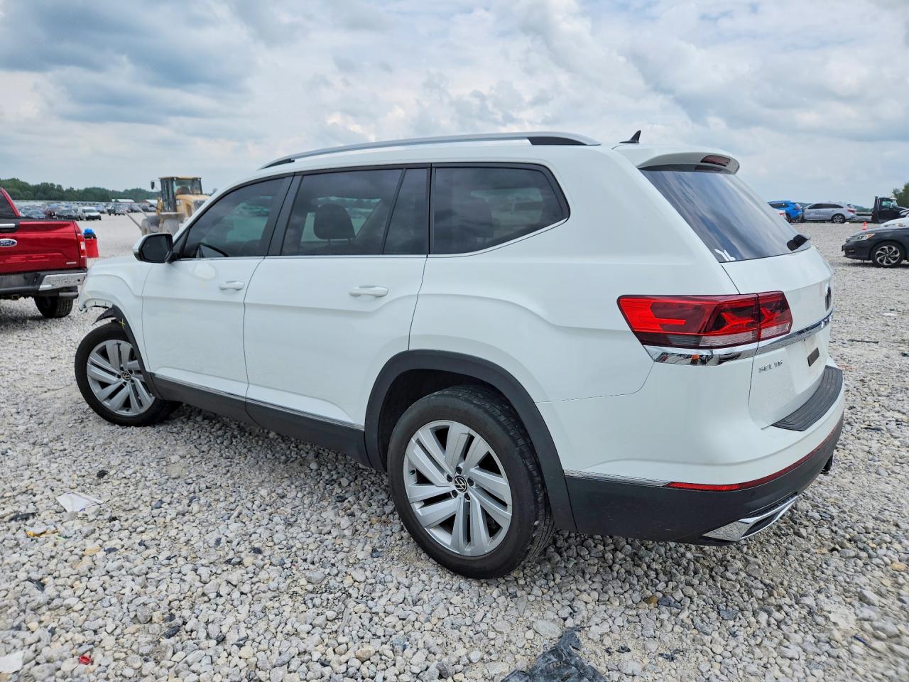 2021 Volkswagen Atlas Sel White vin: 1V2BR2CAXMC507313