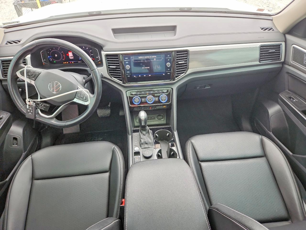 2021 Volkswagen Atlas Sel White vin: 1V2BR2CAXMC507313