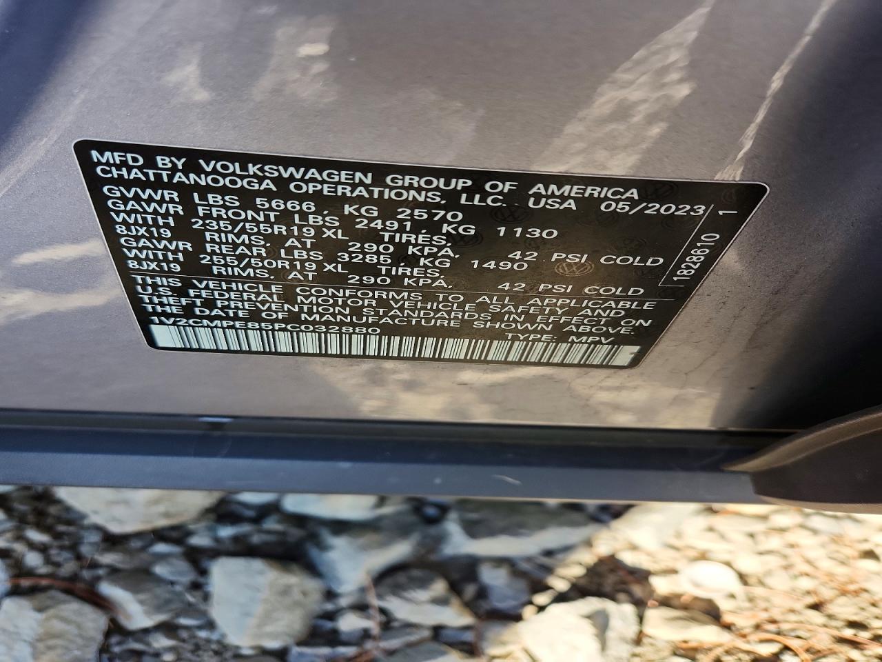 2023 Volkswagen Id.4 Pro Silver vin: 1V2CMPE85PC032880