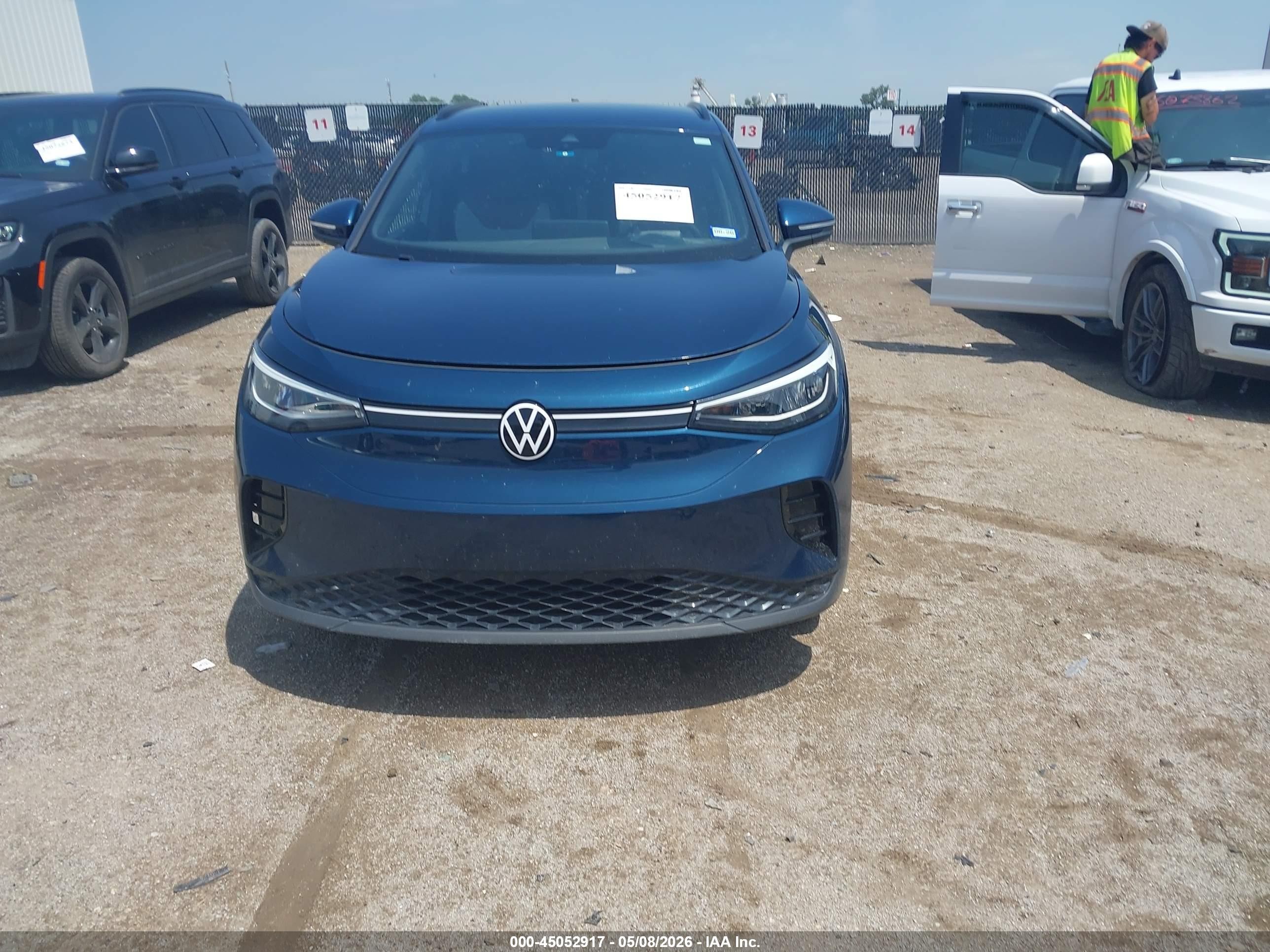 2023 Volkswagen Id.4 Pro Blue vin: 1V2CMPE85PC042924