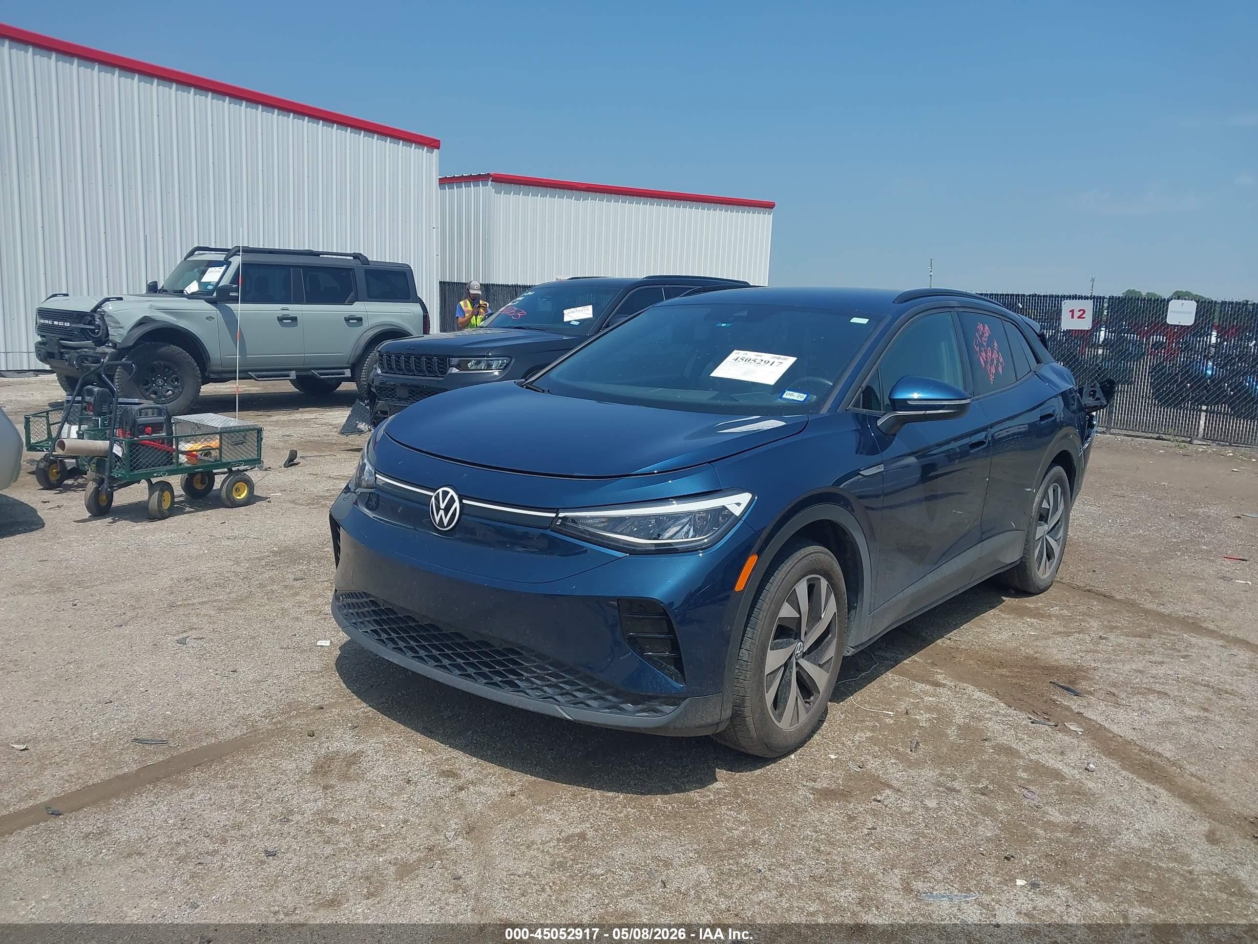 2023 Volkswagen Id.4 Pro Blue vin: 1V2CMPE85PC042924