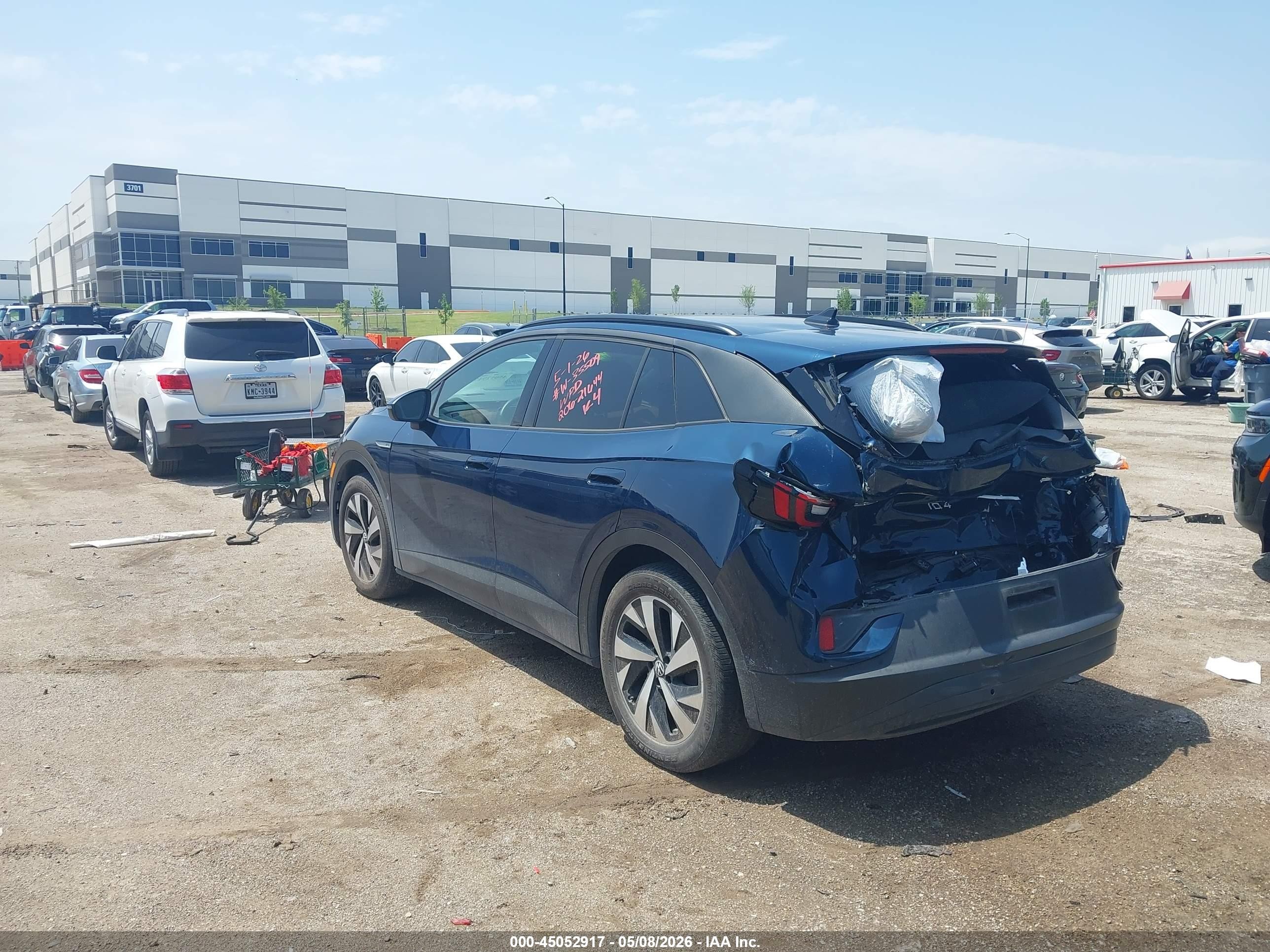 2023 Volkswagen Id.4 Pro Blue vin: 1V2CMPE85PC042924