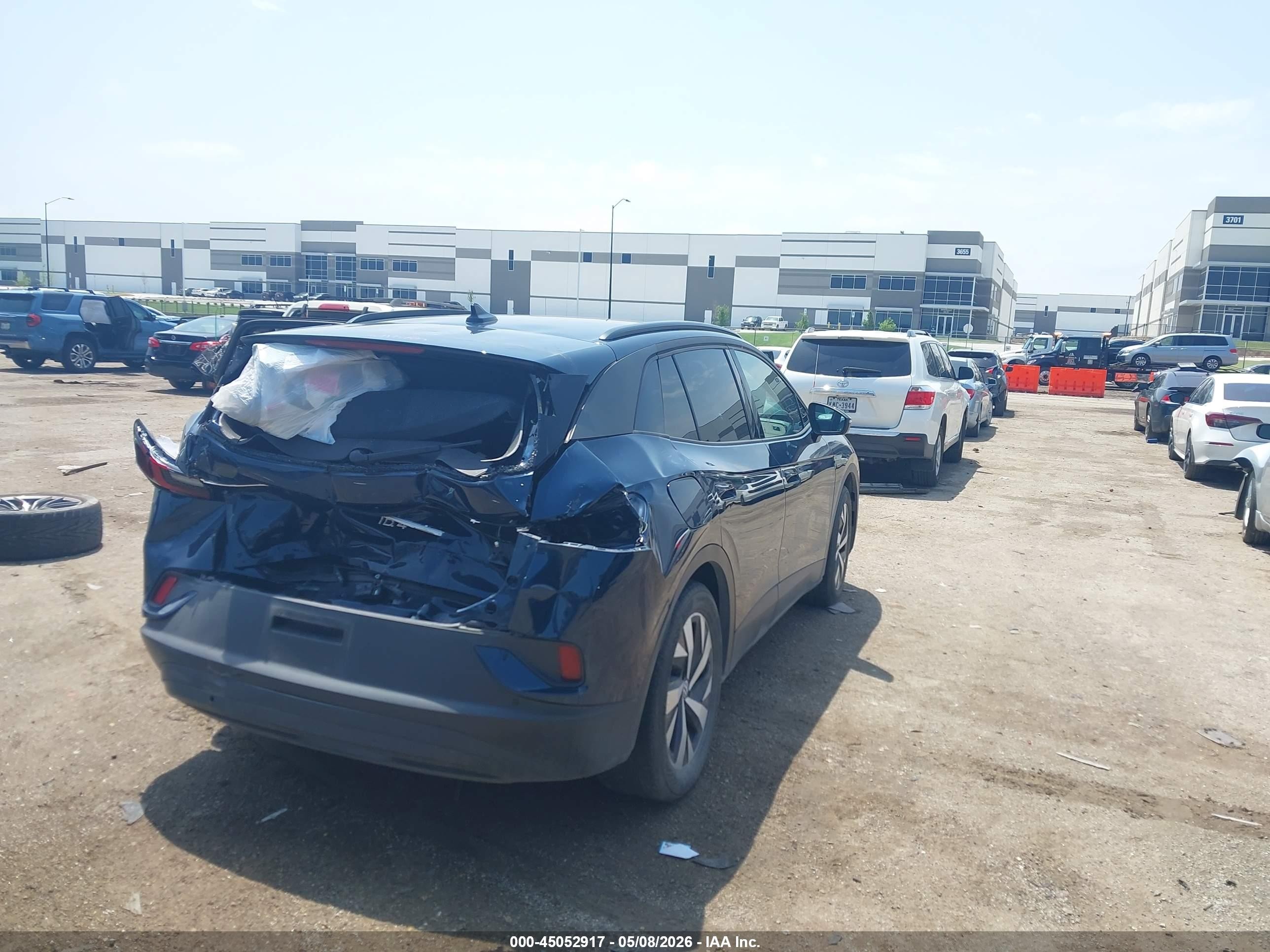 2023 Volkswagen Id.4 Pro Blue vin: 1V2CMPE85PC042924