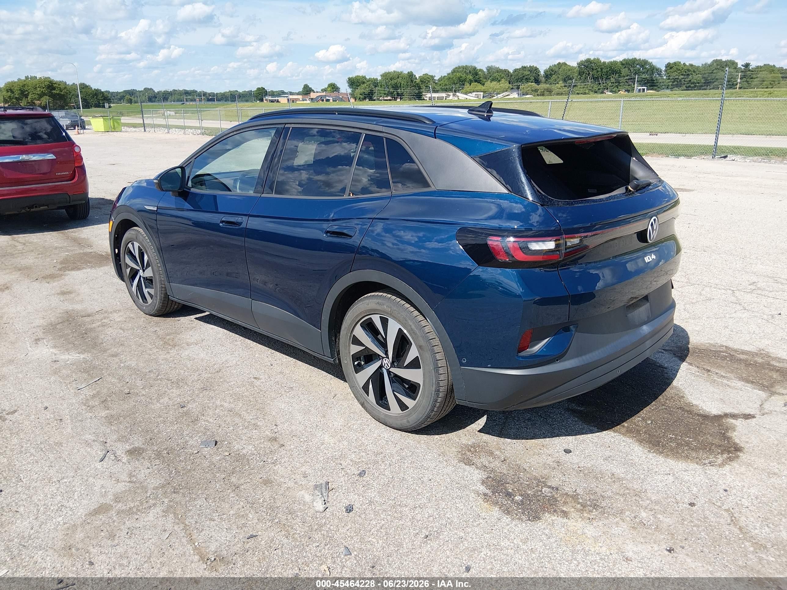 2023 Volkswagen Id.4 Pro Blue vin: 1V2CMPE88PC018679