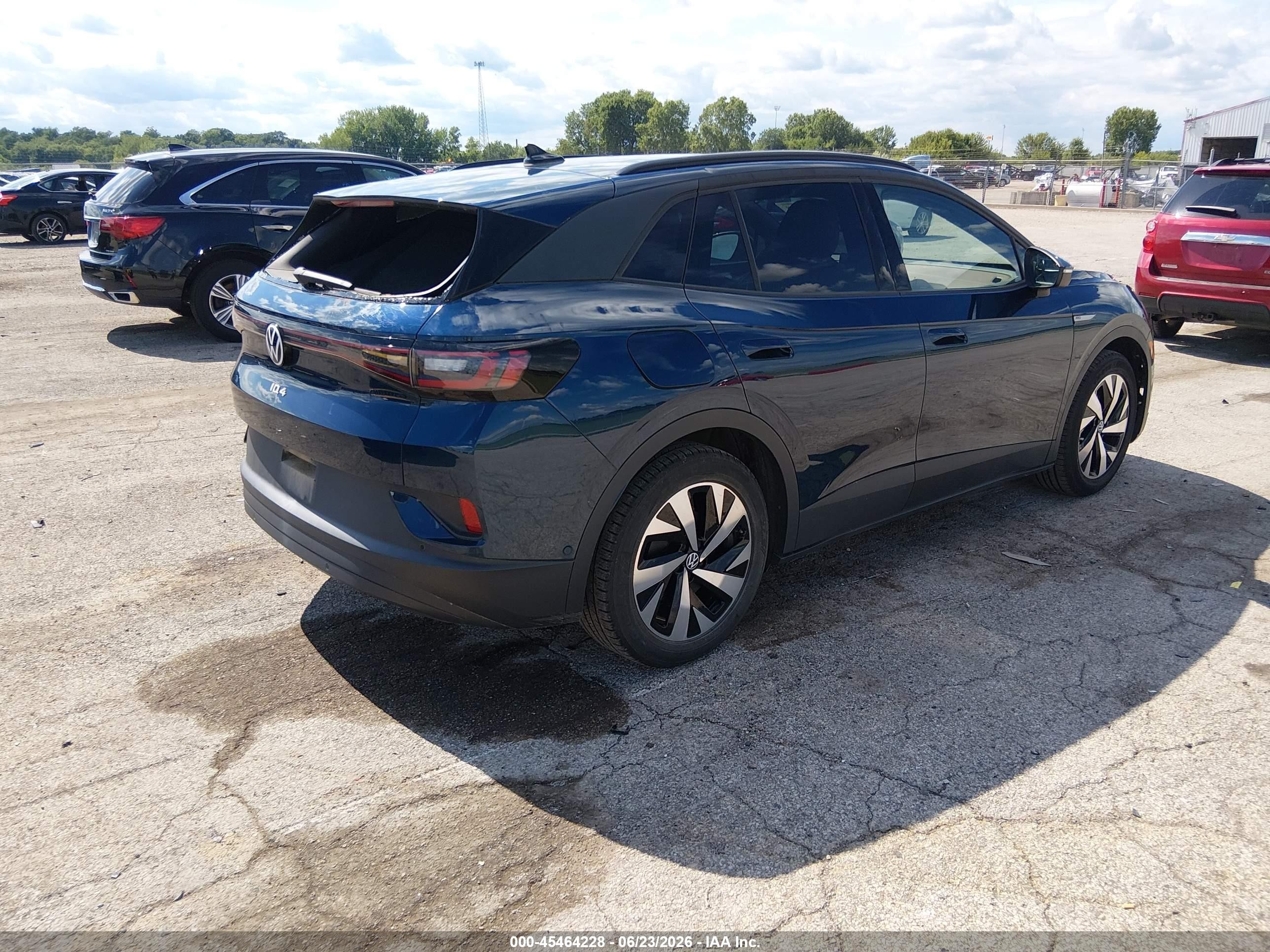 2023 Volkswagen Id.4 Pro Blue vin: 1V2CMPE88PC018679