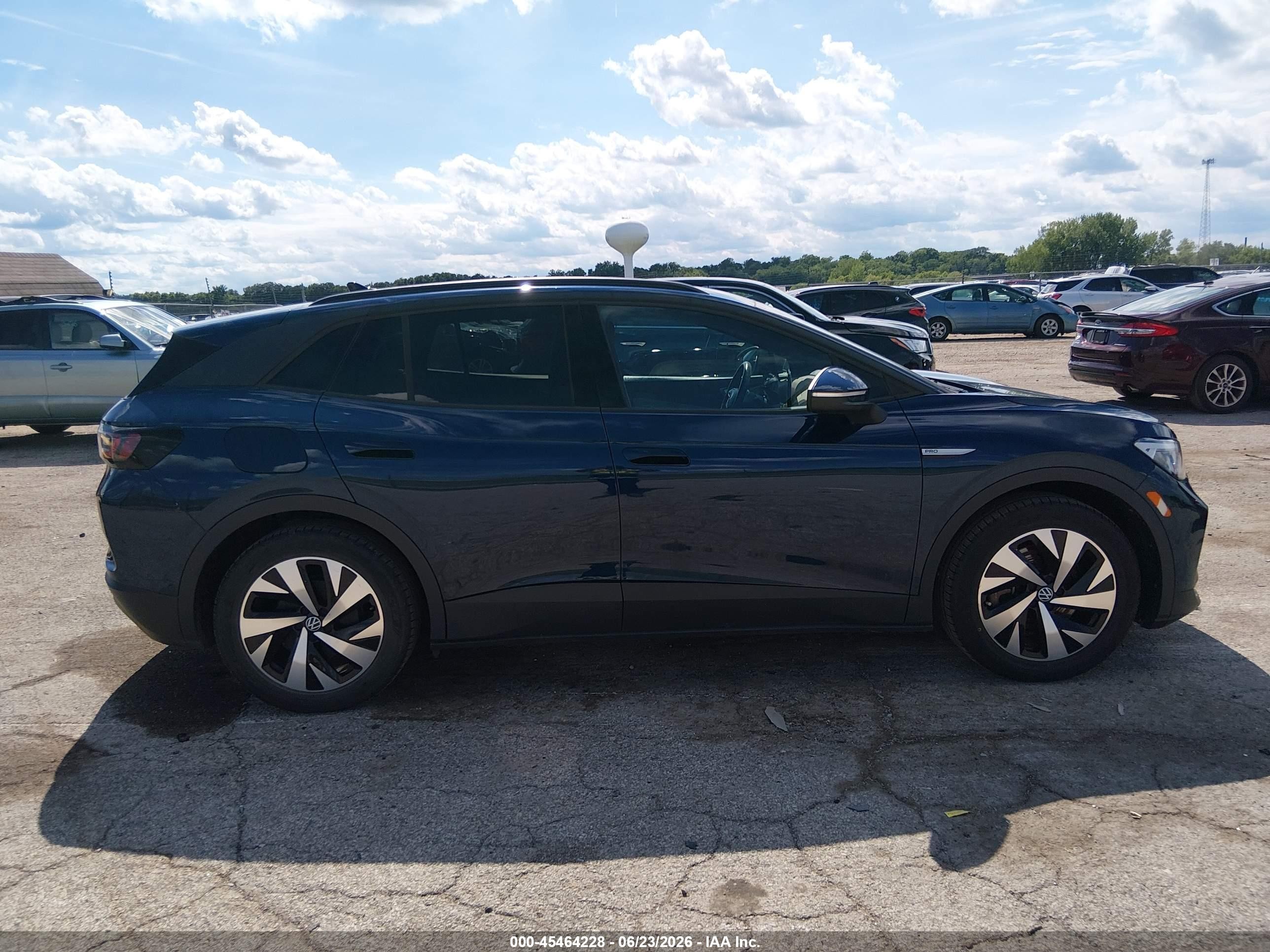 2023 Volkswagen Id.4 Pro Blue vin: 1V2CMPE88PC018679