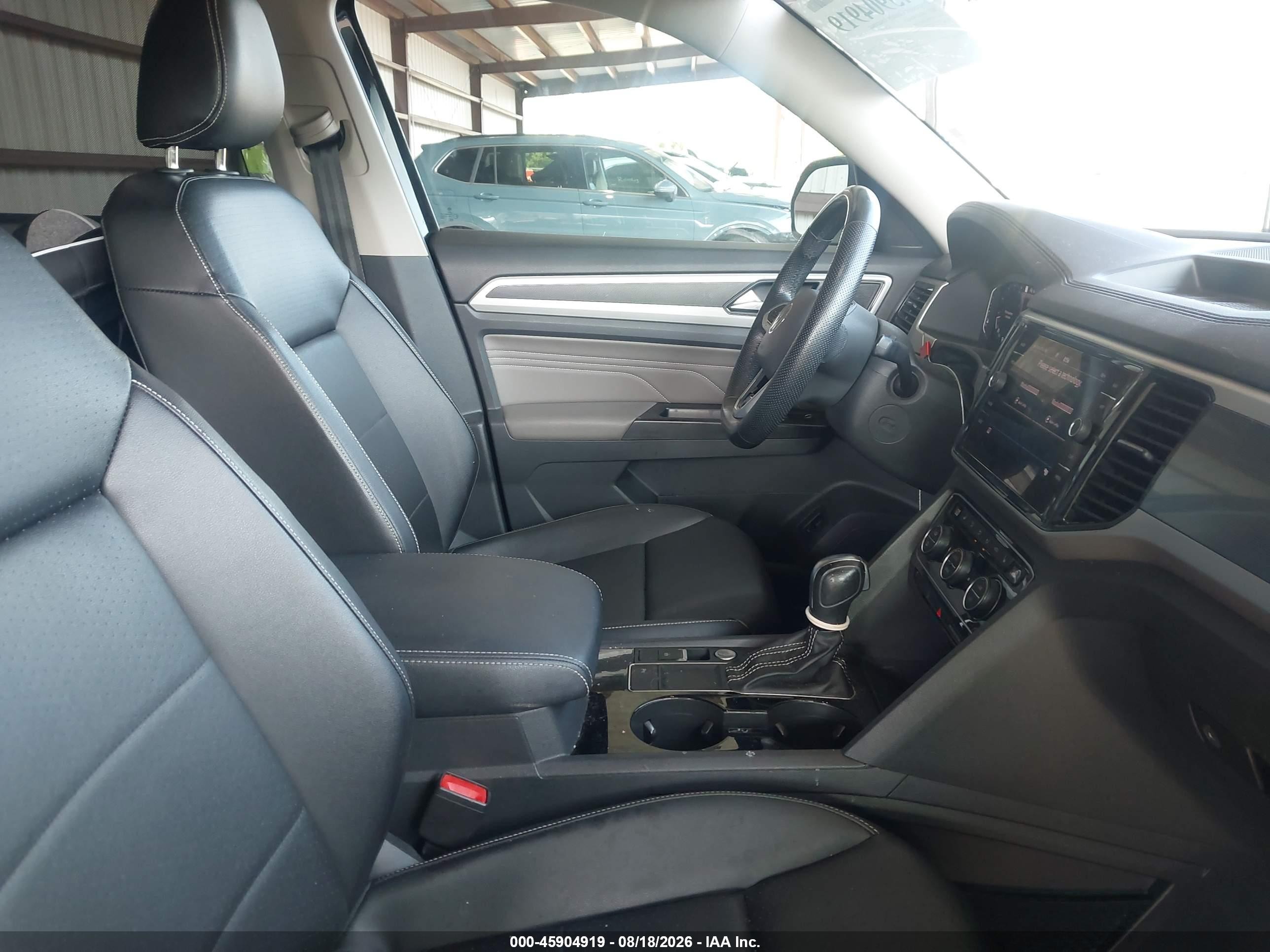 2021 Volkswagen Atlas 3.6l V6 Sel R-line Blue vin: 1V2CR2CA7MC557106
